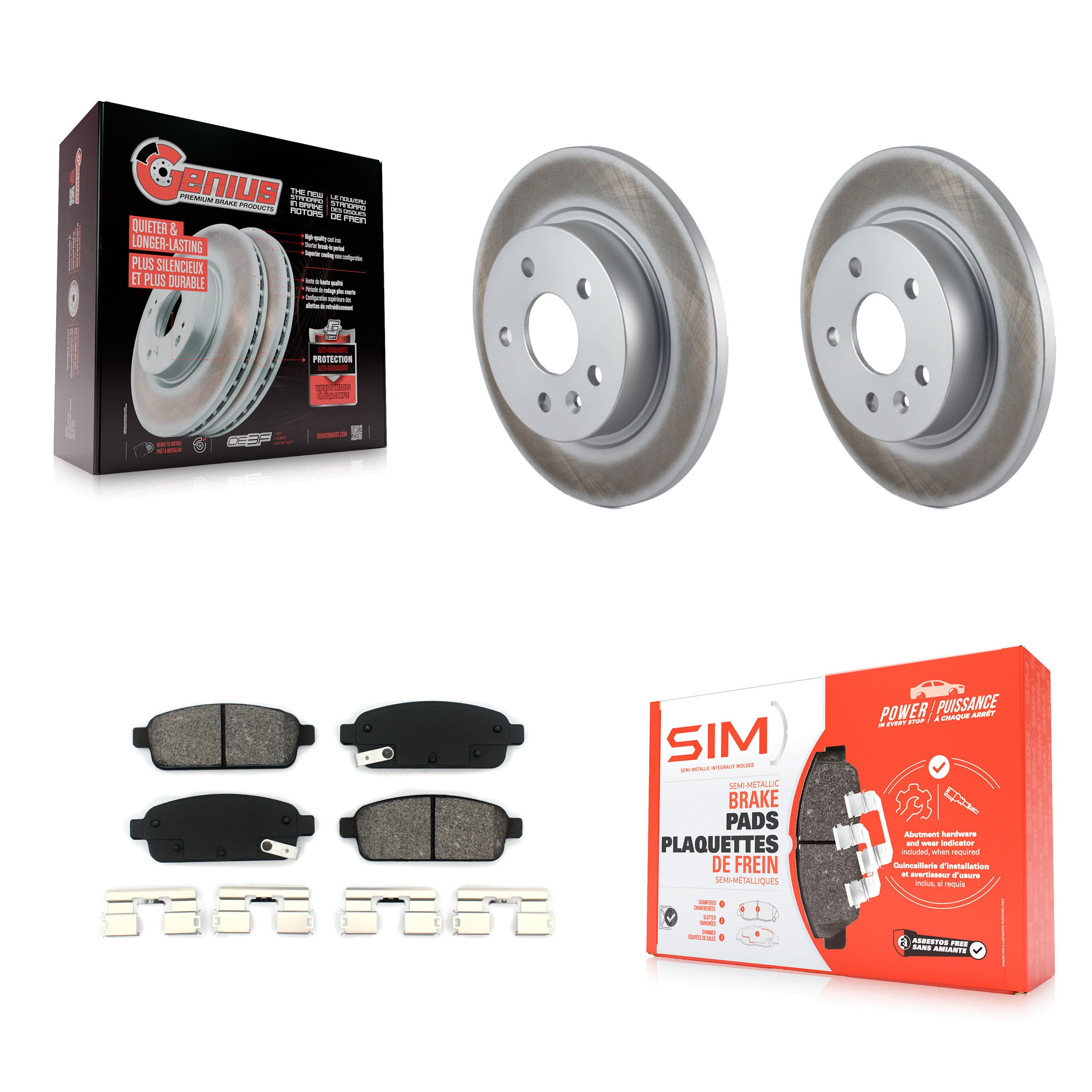 Transit Auto - KGS-101165 - Rear Disc Brake Kits image 1