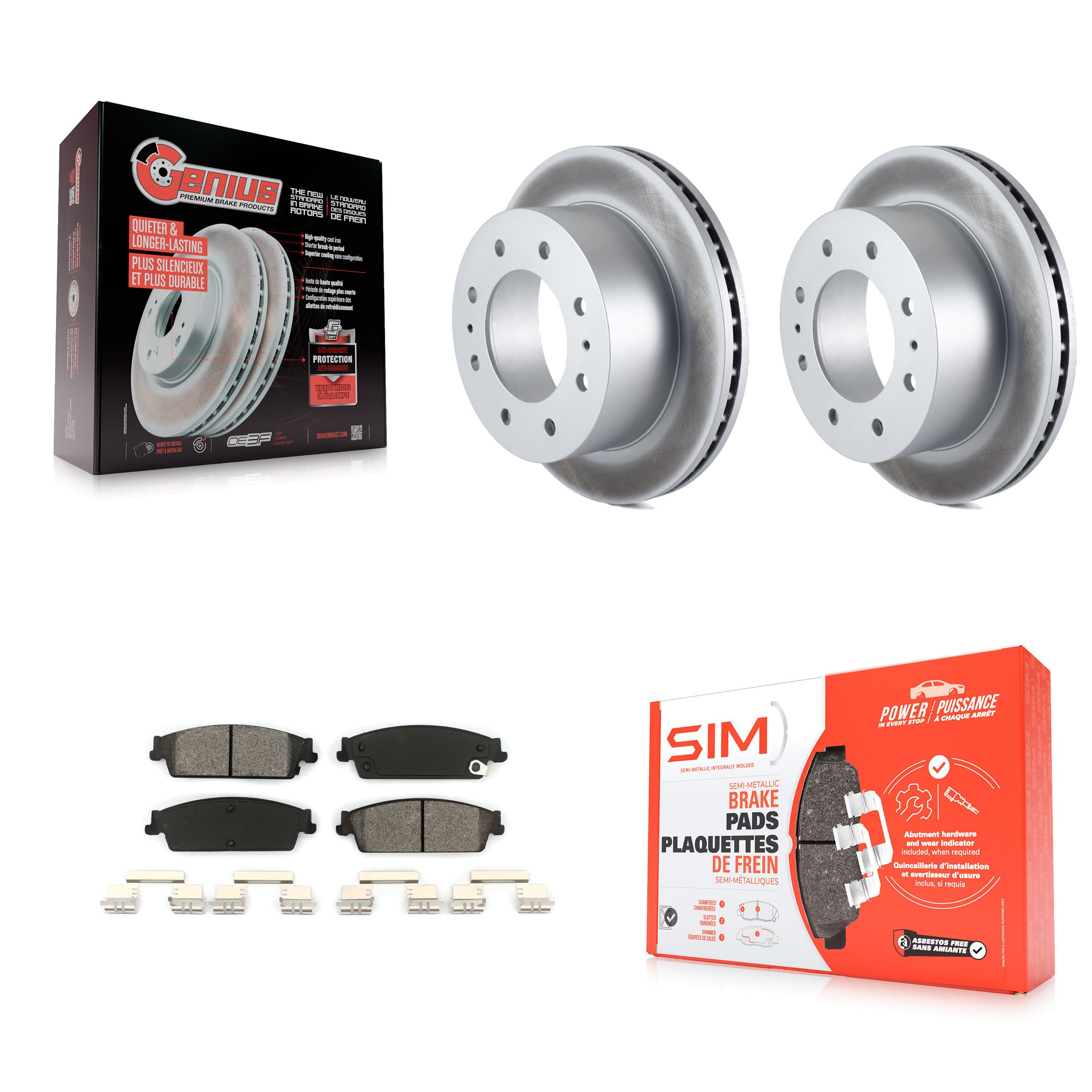 Transit Auto - KGS-101168 - Rear Disc Brake Kits image 1