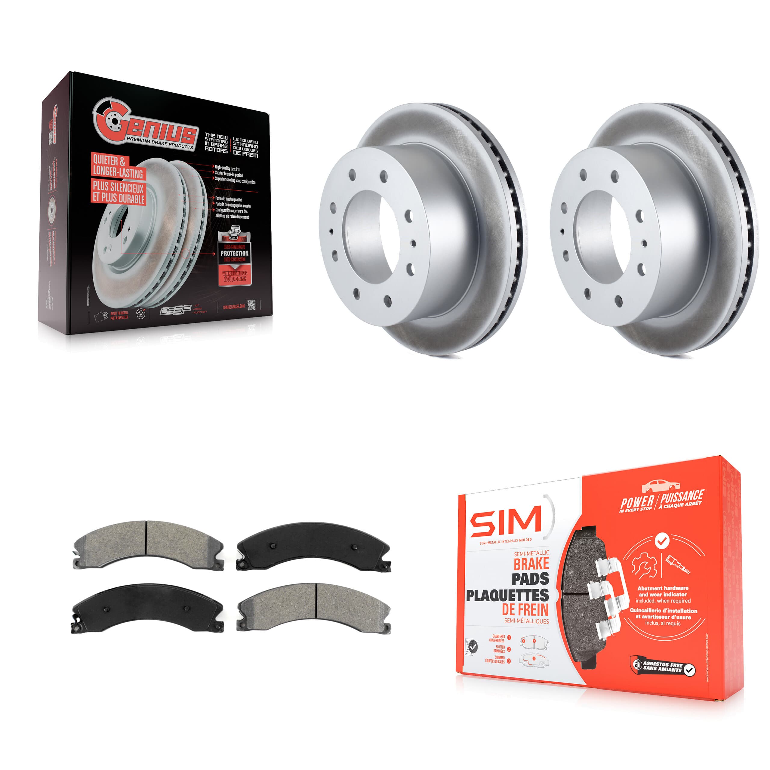 Transit Auto - KGS-101169 - Rear Disc Brake Kits image 1