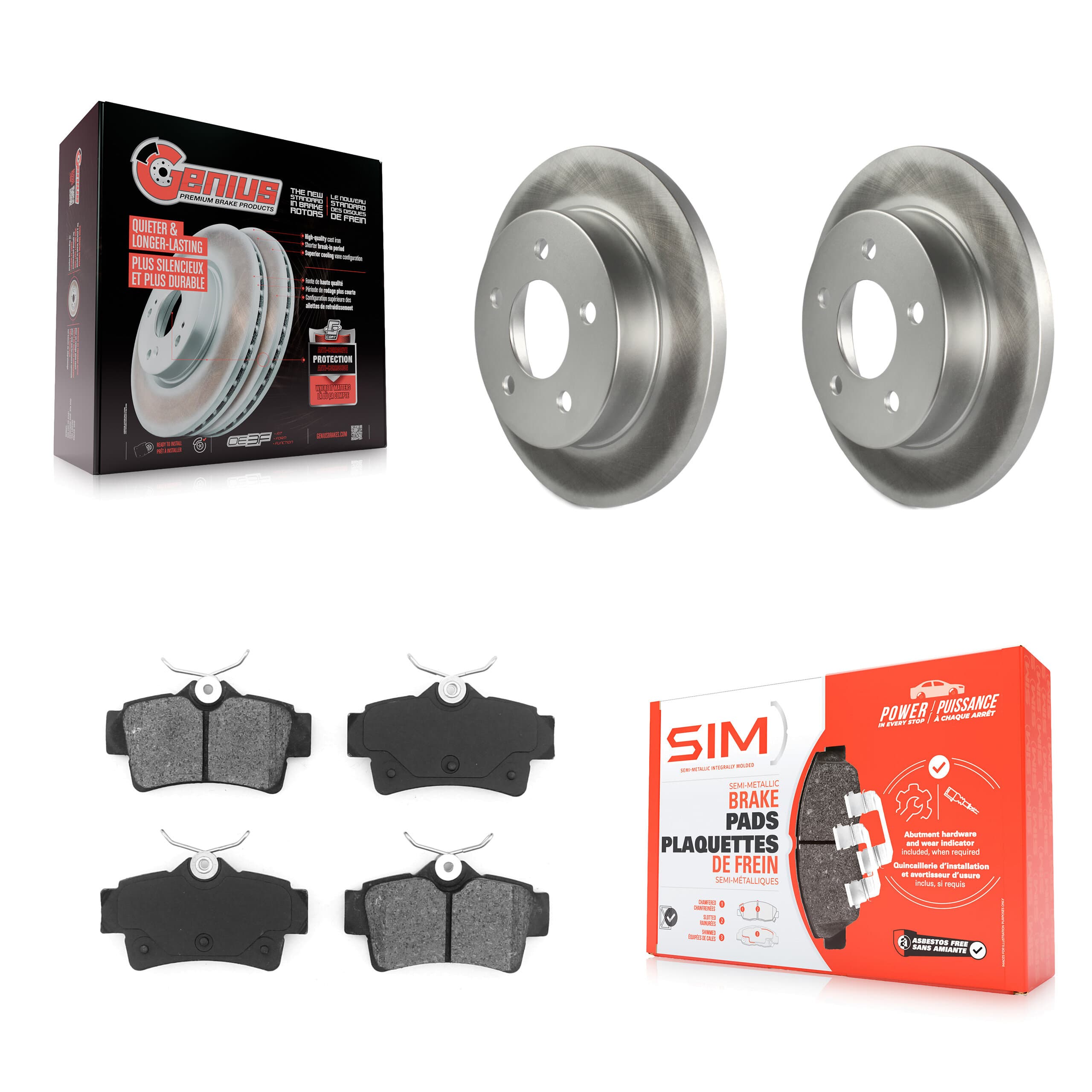 Transit Auto - KGS-101174 - Rear Disc Brake Kits image 1