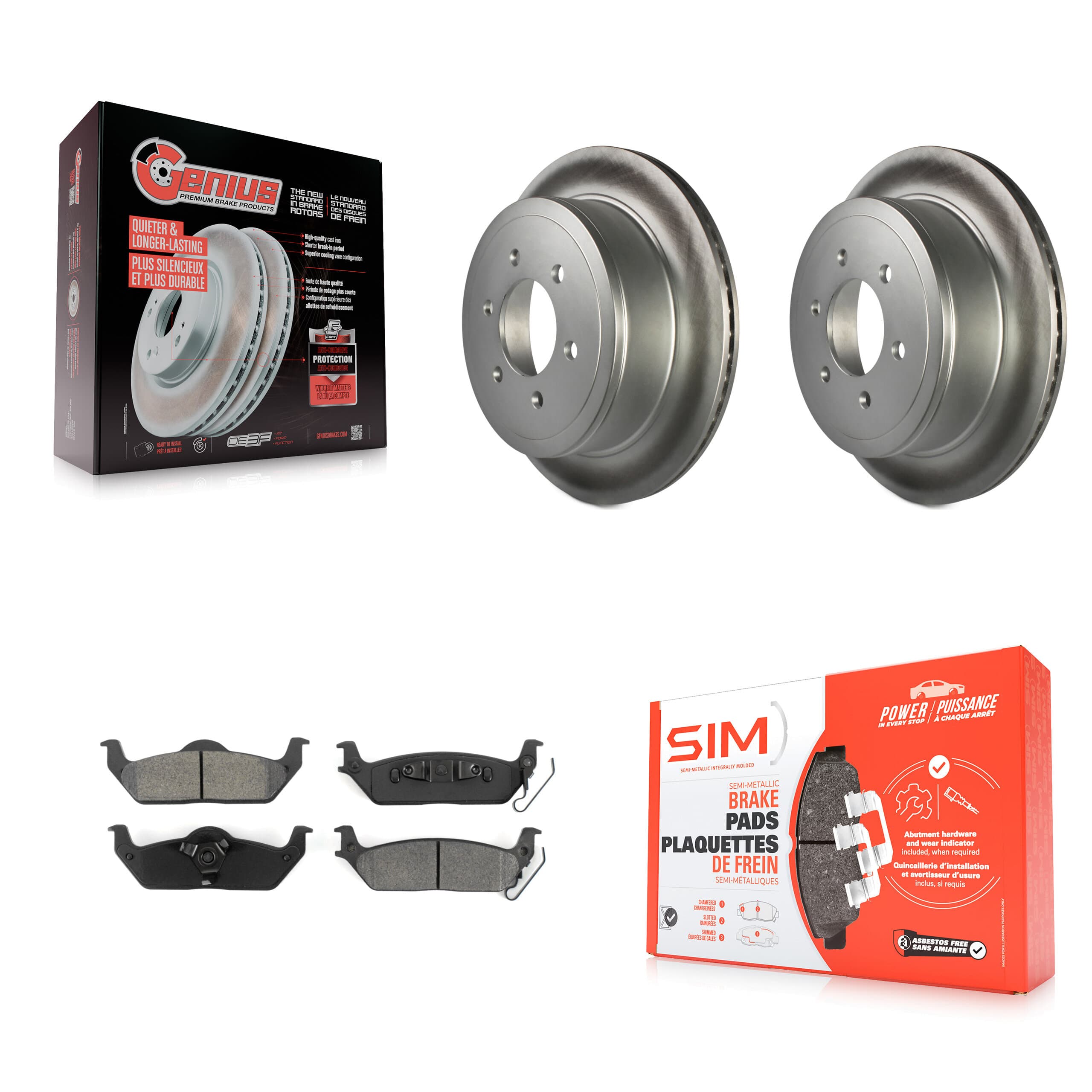 Transit Auto - KGS-101190 - Rear Disc Brake Kits image 1