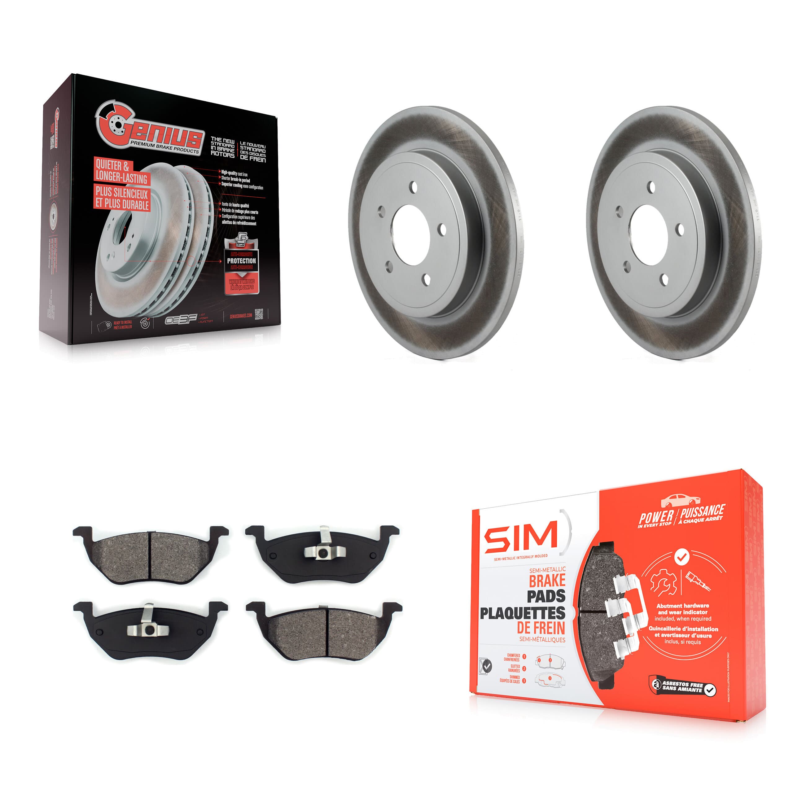 Transit Auto - KGS-101193 - Rear Disc Brake Kits image 1