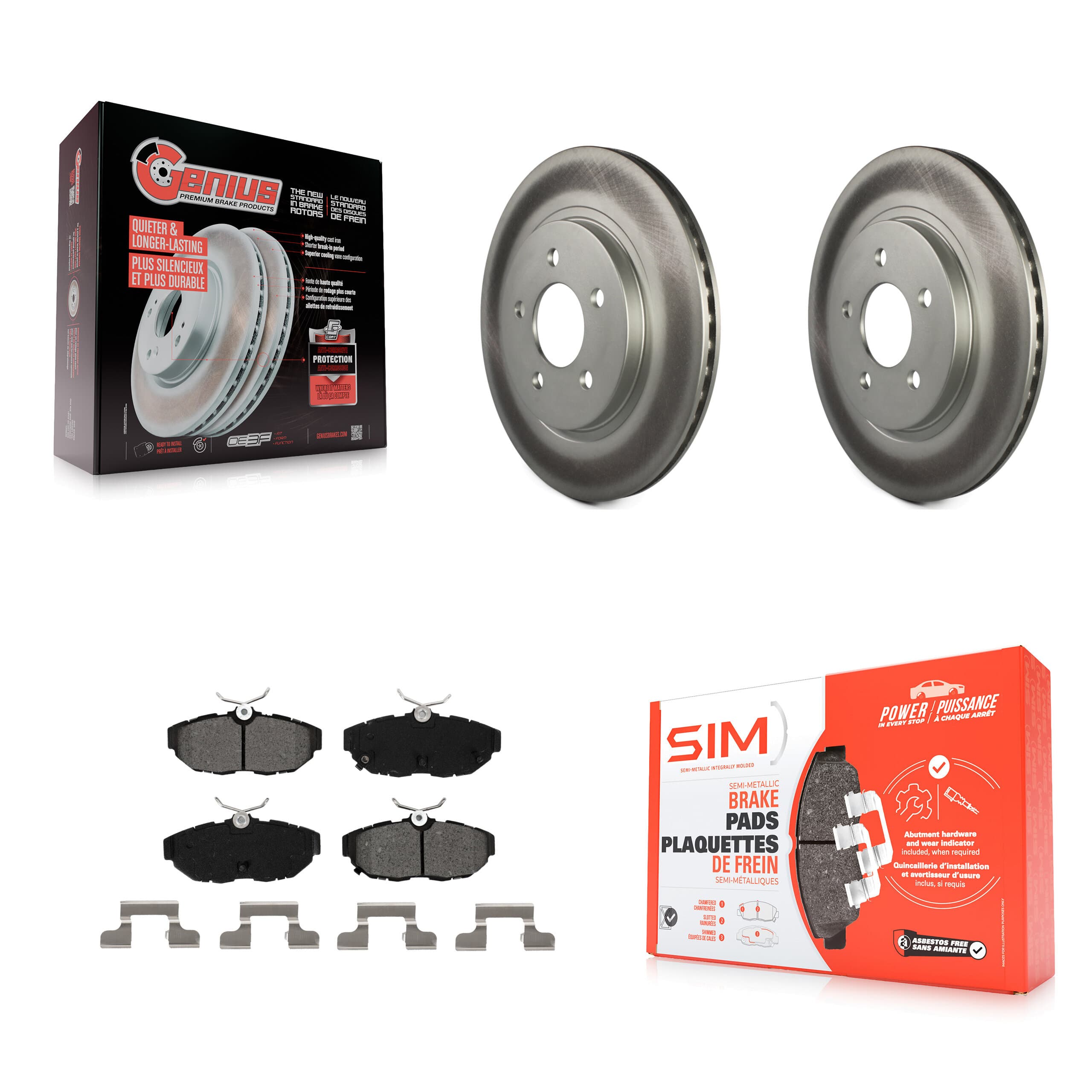 Transit Auto - KGS-101195 - Rear Disc Brake Kits image 1