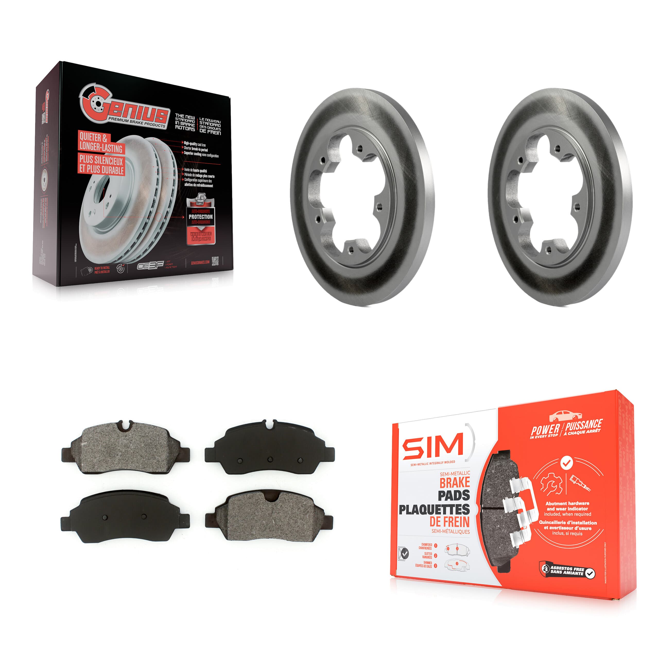 Transit Auto - KGS-101221 - Rear Disc Brake Kits image 1