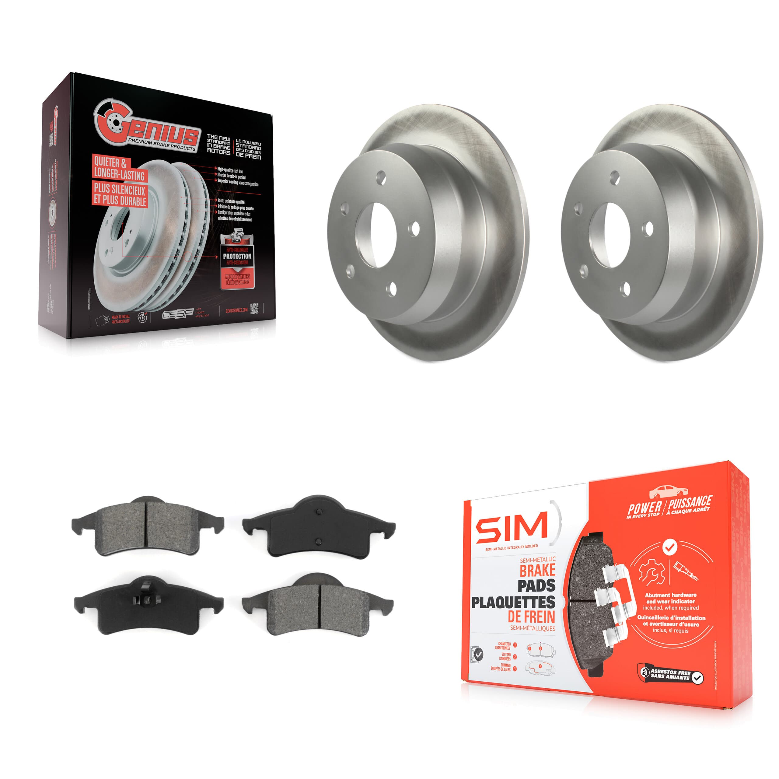 Transit Auto - KGS-101229 - Rear Disc Brake Kits image 1