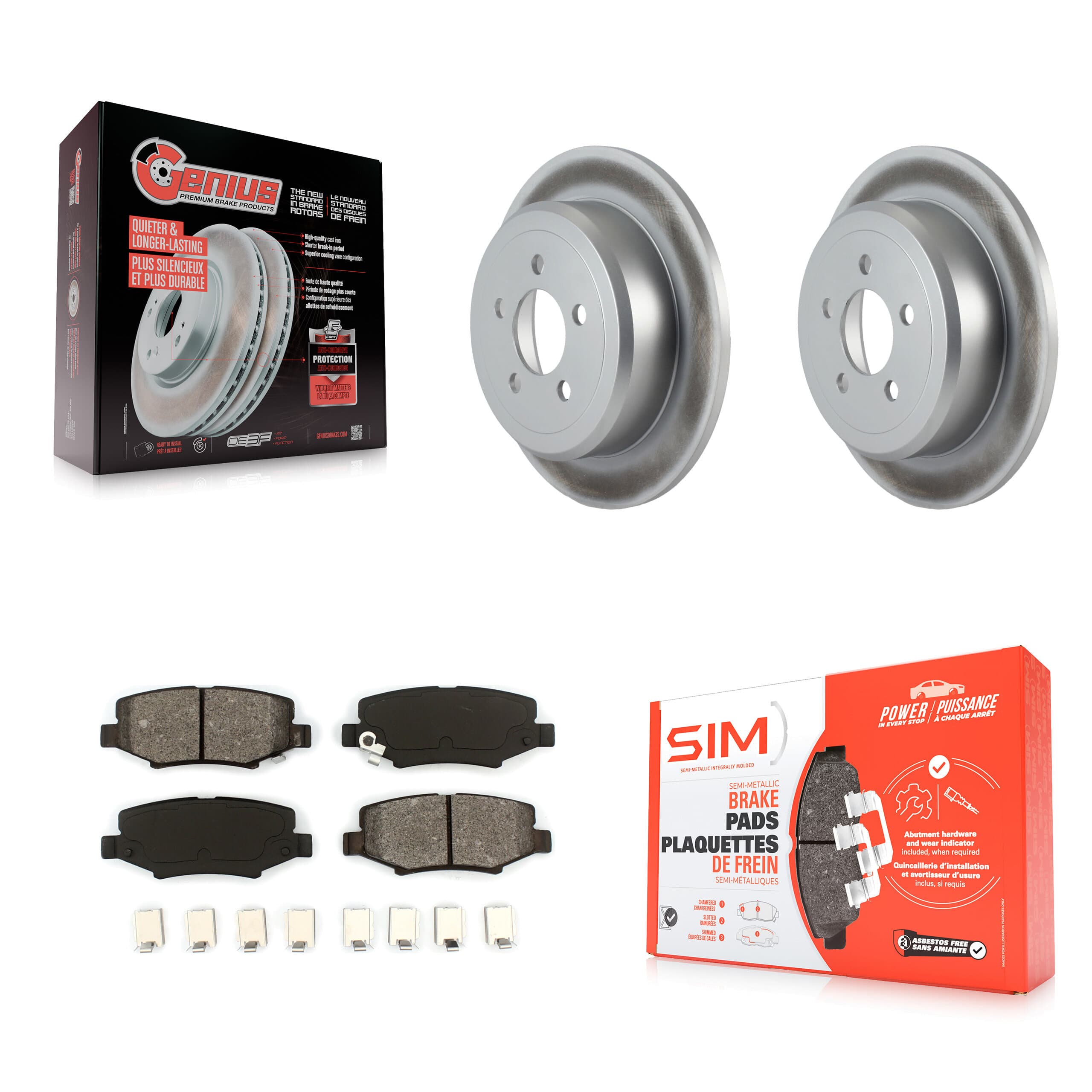 Transit Auto - KGS-101246 - Rear Disc Brake Kits image 1