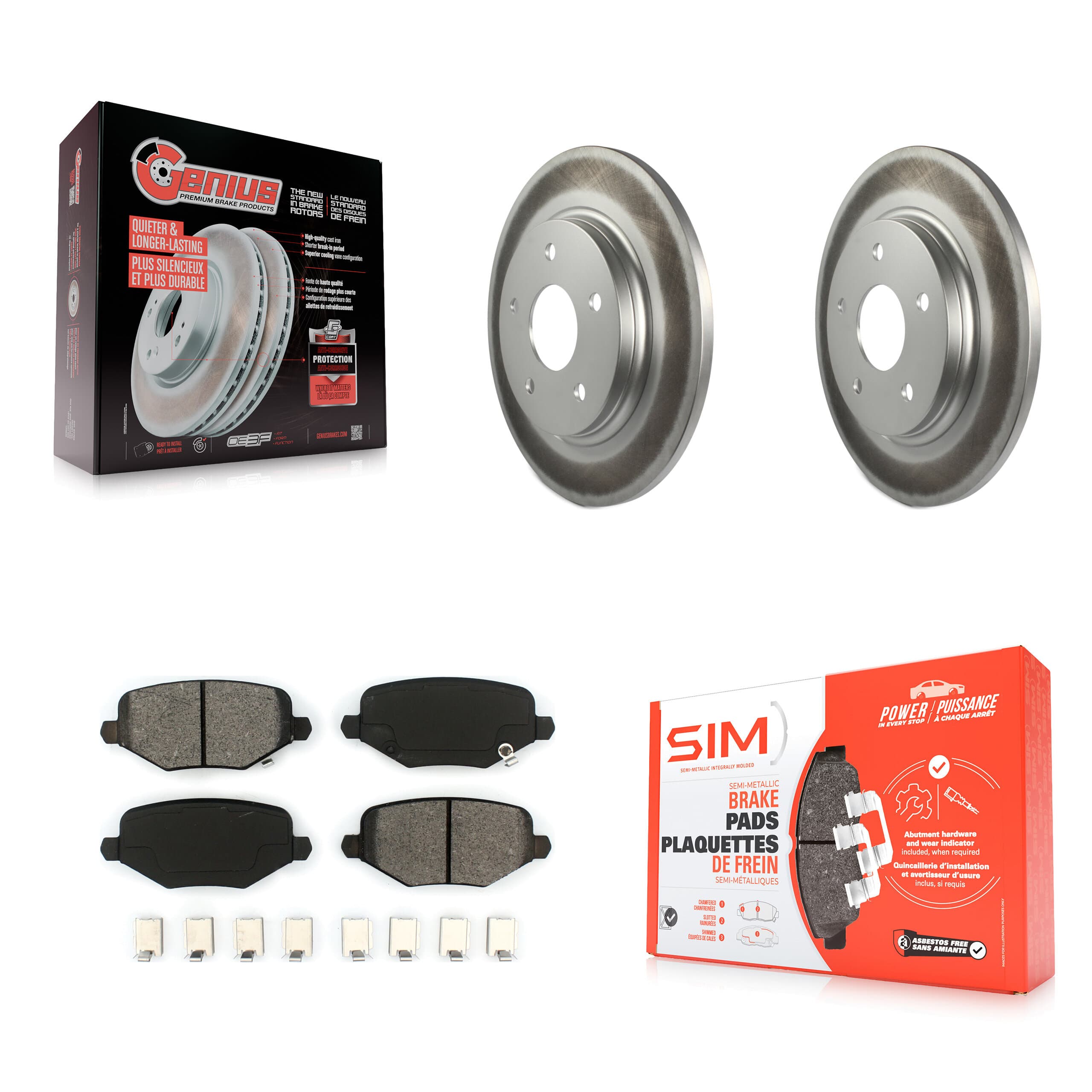 Transit Auto - KGS-101251 - Rear Disc Brake Kits image 1