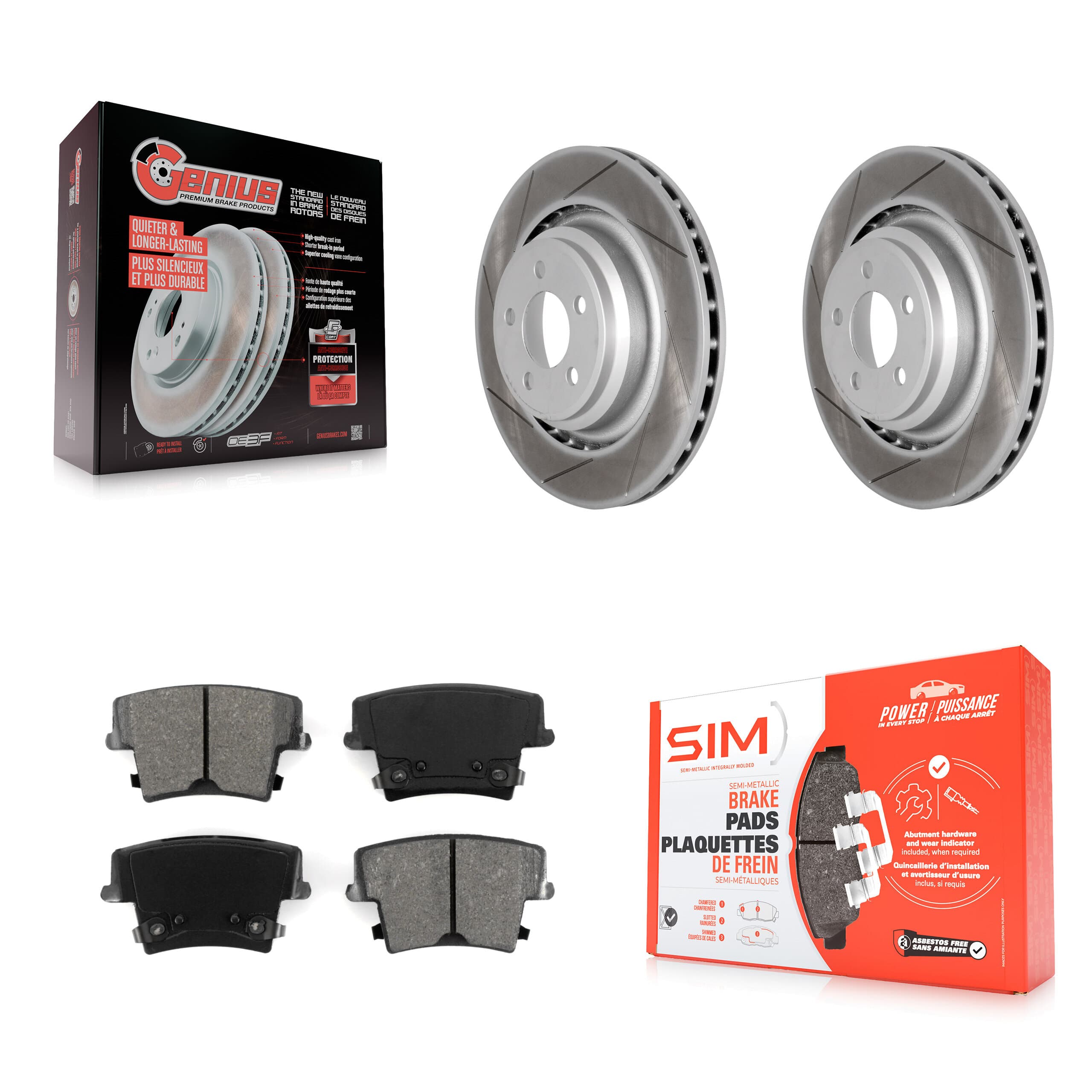 Transit Auto - KGS-101253 - Rear Disc Brake Kits image 1