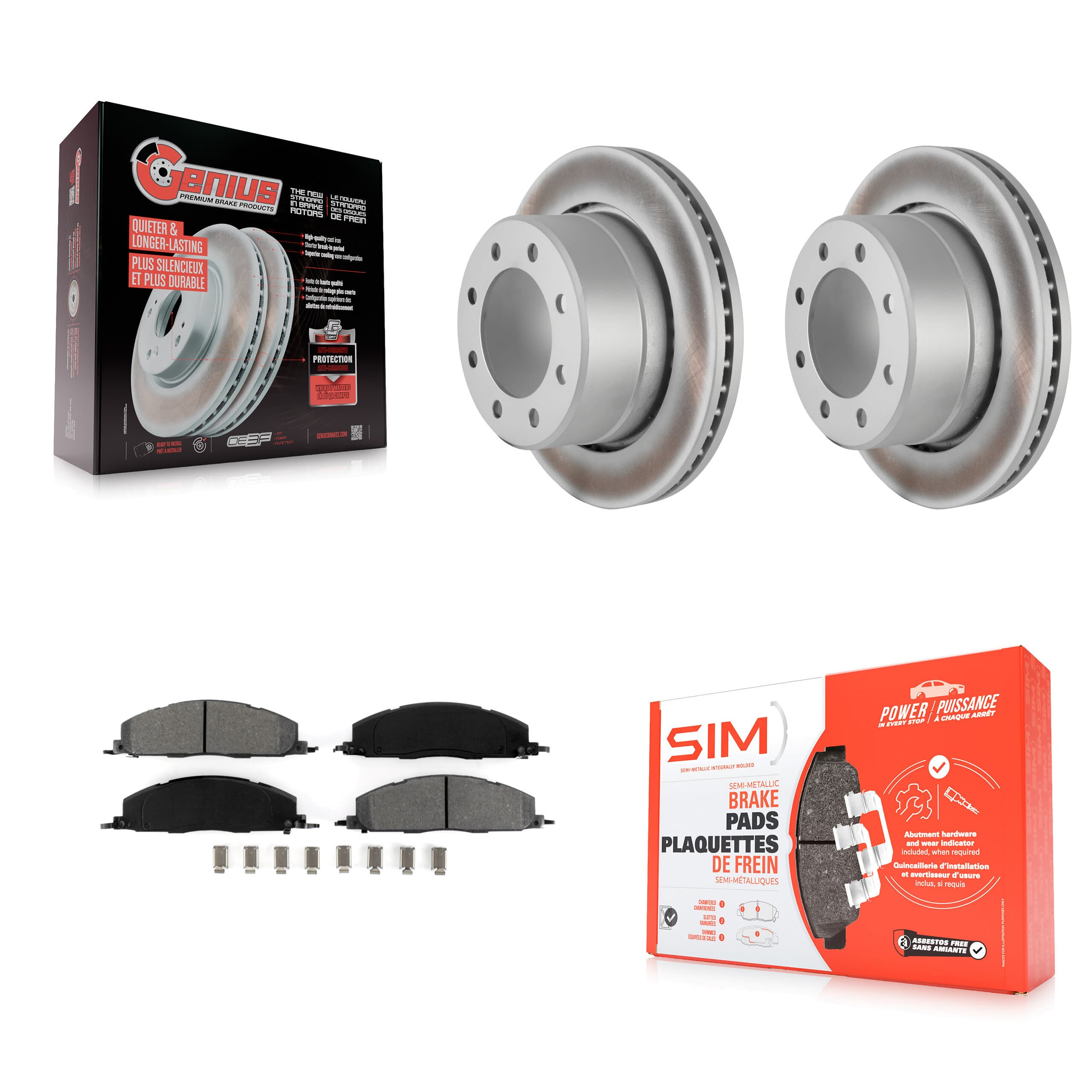 Transit Auto - KGS-101254 - Rear Disc Brake Kits image 1