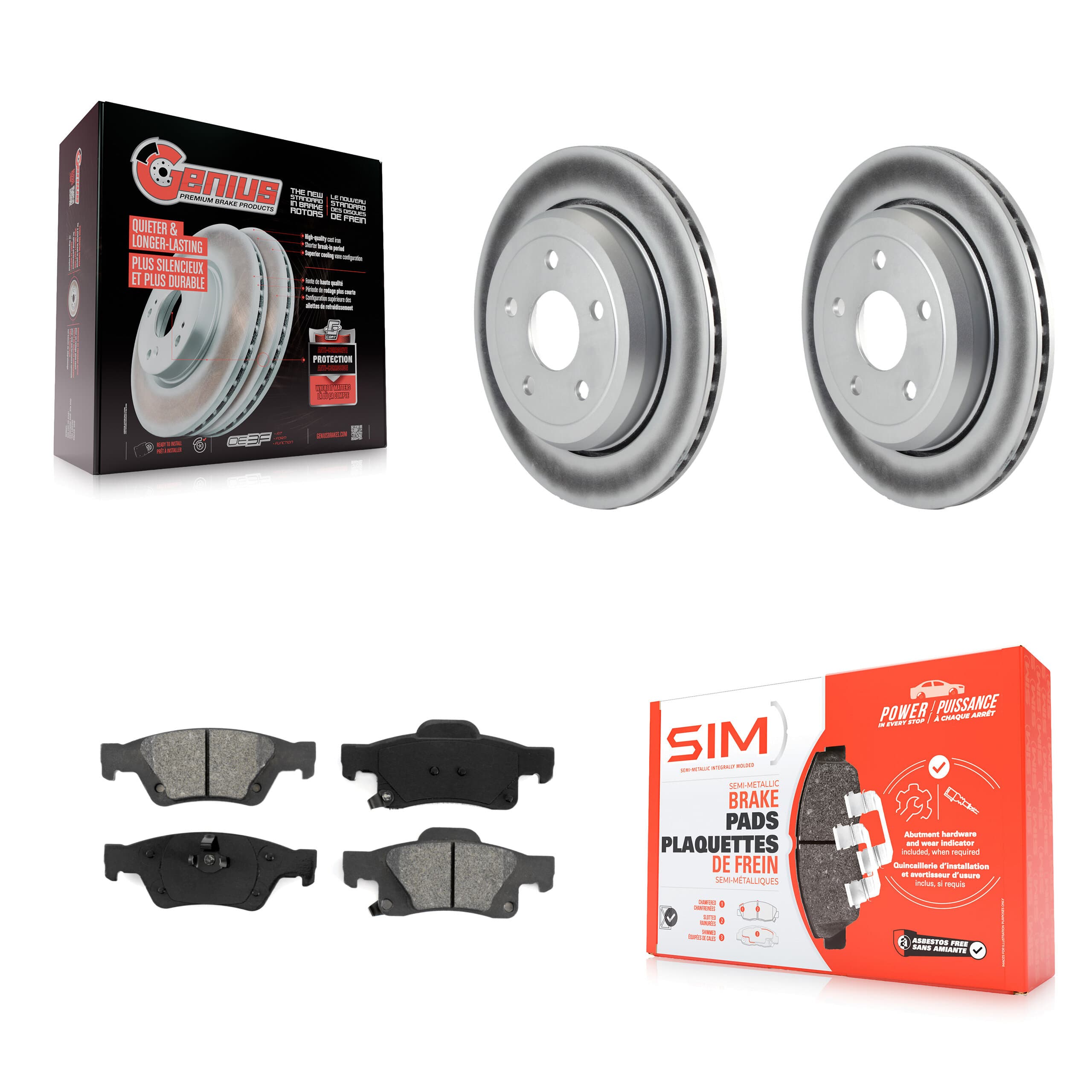Transit Auto - KGS-101256 - Rear Disc Brake Kits image 1