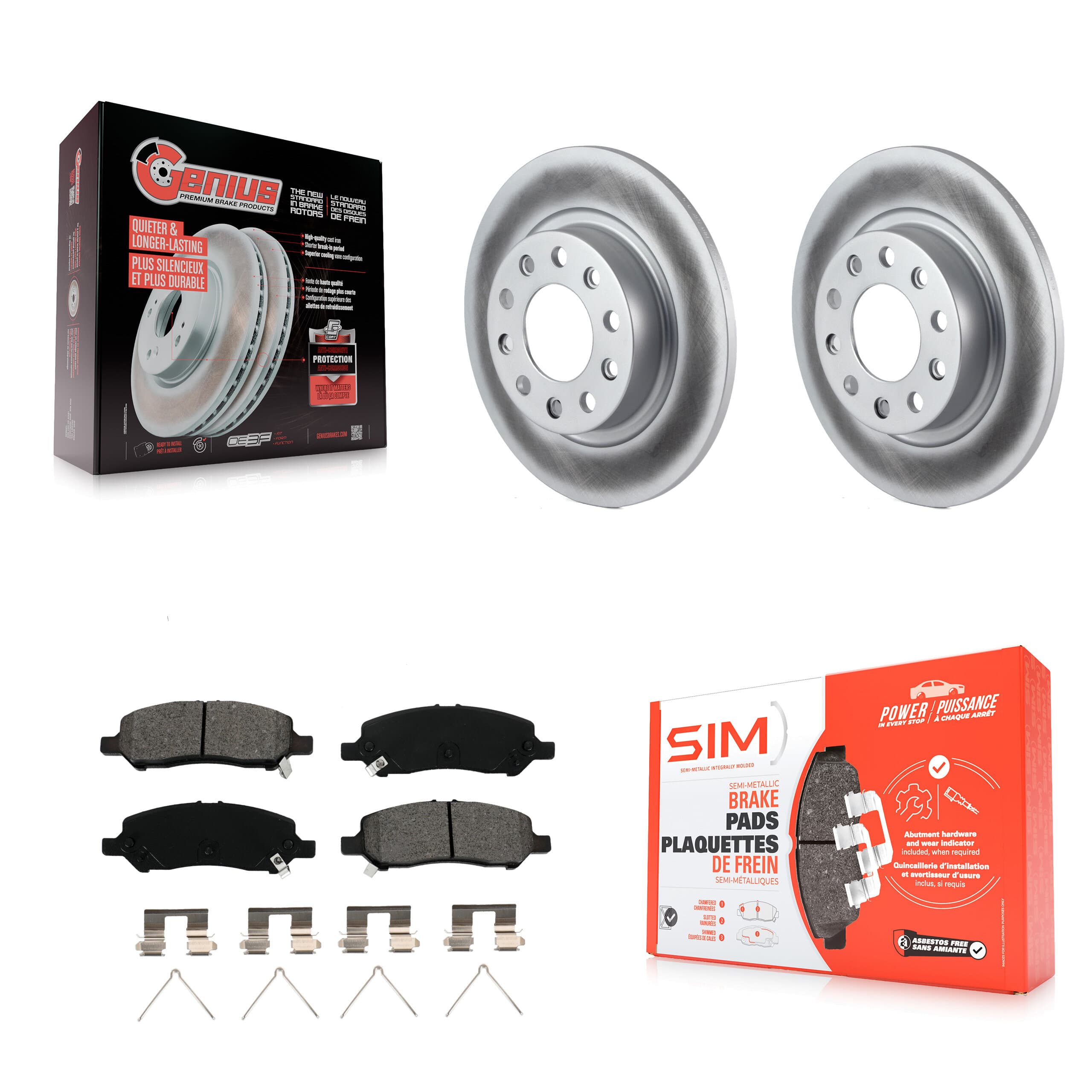 Transit Auto - KGS-101258 - Rear Disc Brake Kits image 1
