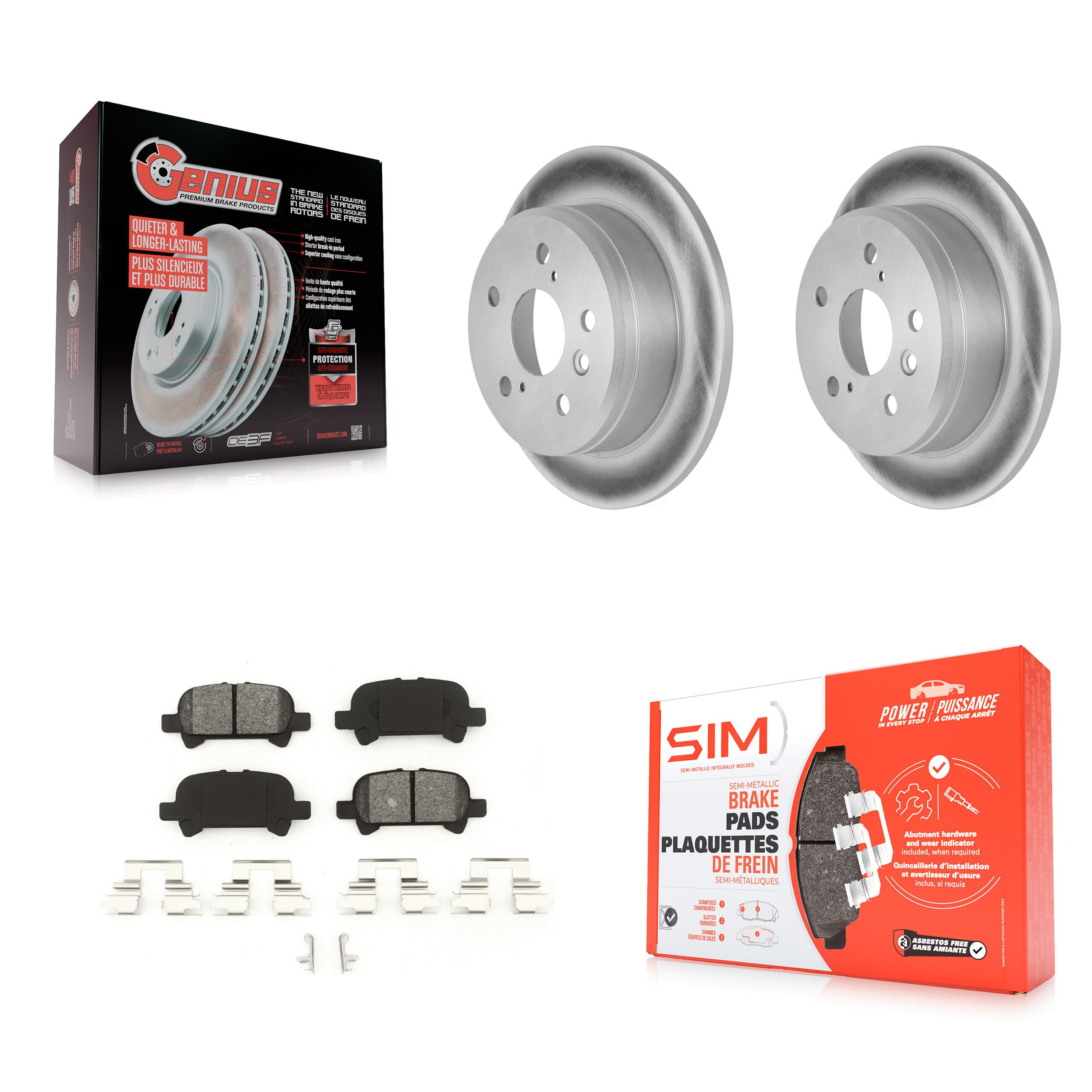 Transit Auto - KGS-101263 - Rear Disc Brake Kits image 1