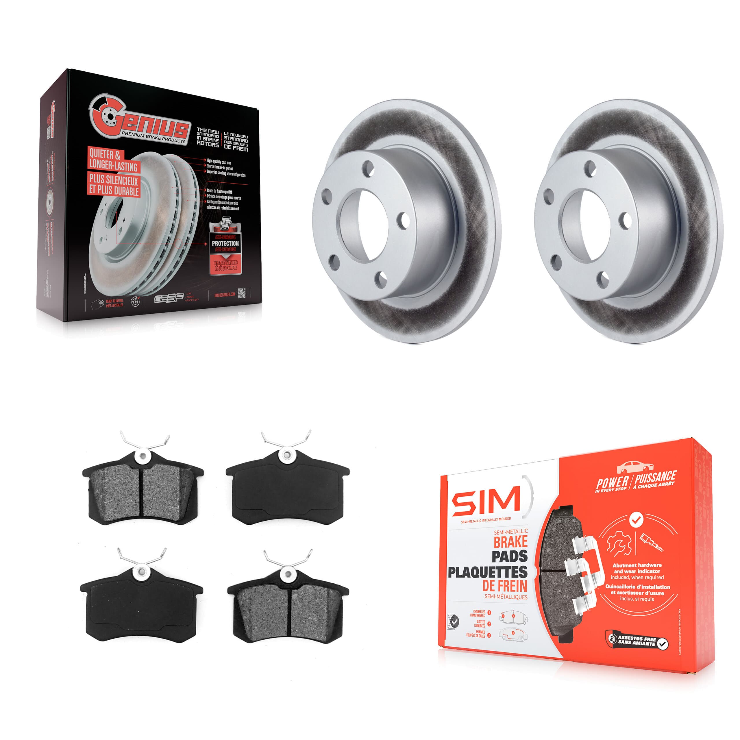 Transit Auto - KGS-101271 - Rear Disc Brake Kits image 1
