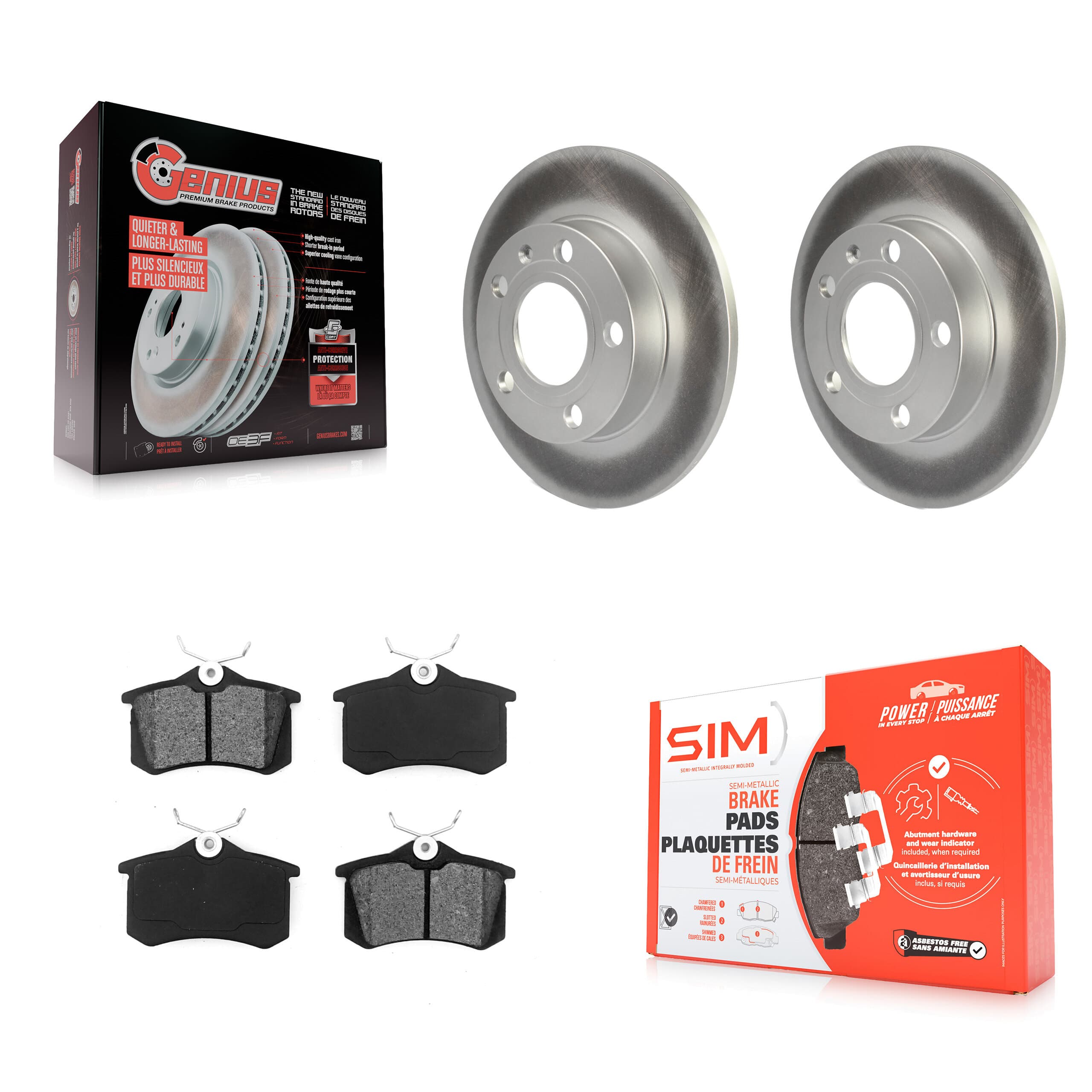 Transit Auto - KGS-101274 - Rear Disc Brake Kits image 1