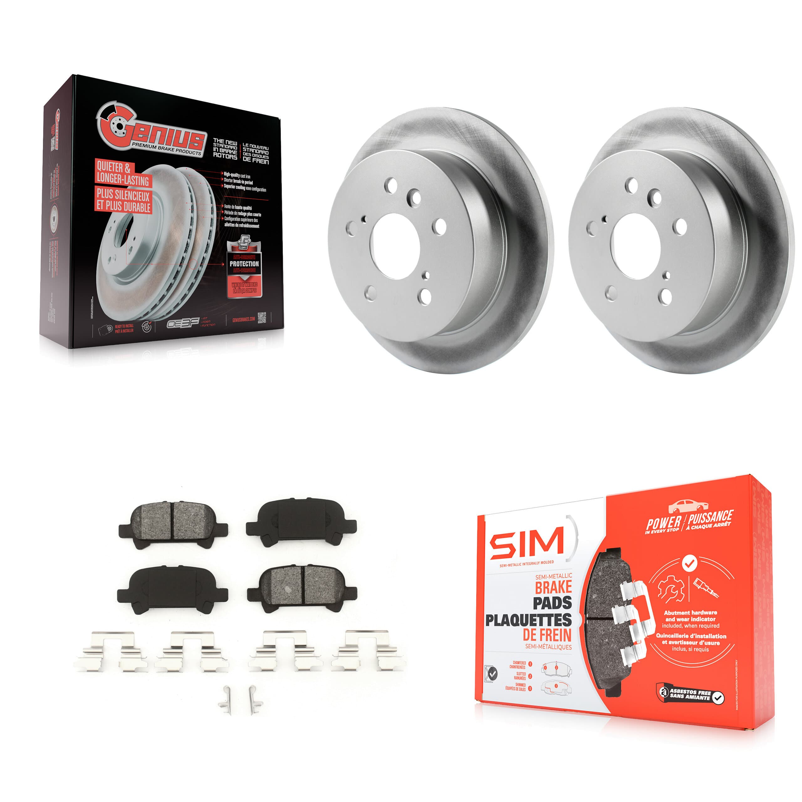 Transit Auto - KGS-101304 - Rear Disc Brake Kits image 1