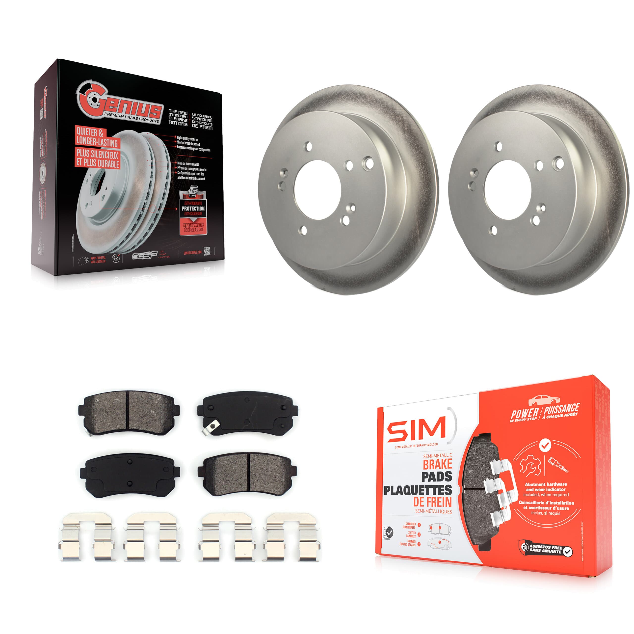 Transit Auto - KGS-101307 - Rear Disc Brake Kits image 1