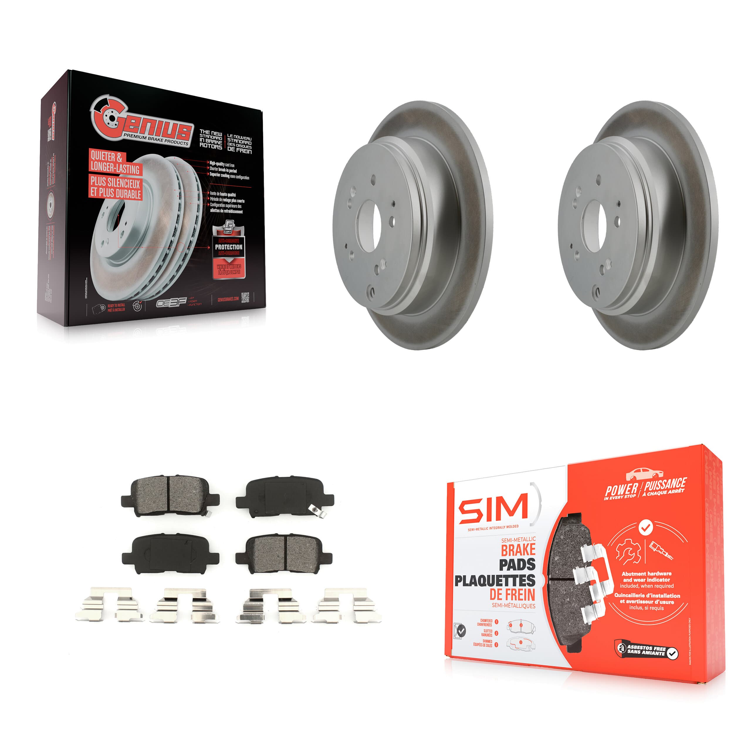 Transit Auto - KGS-101309 - Rear Disc Brake Kits image 1