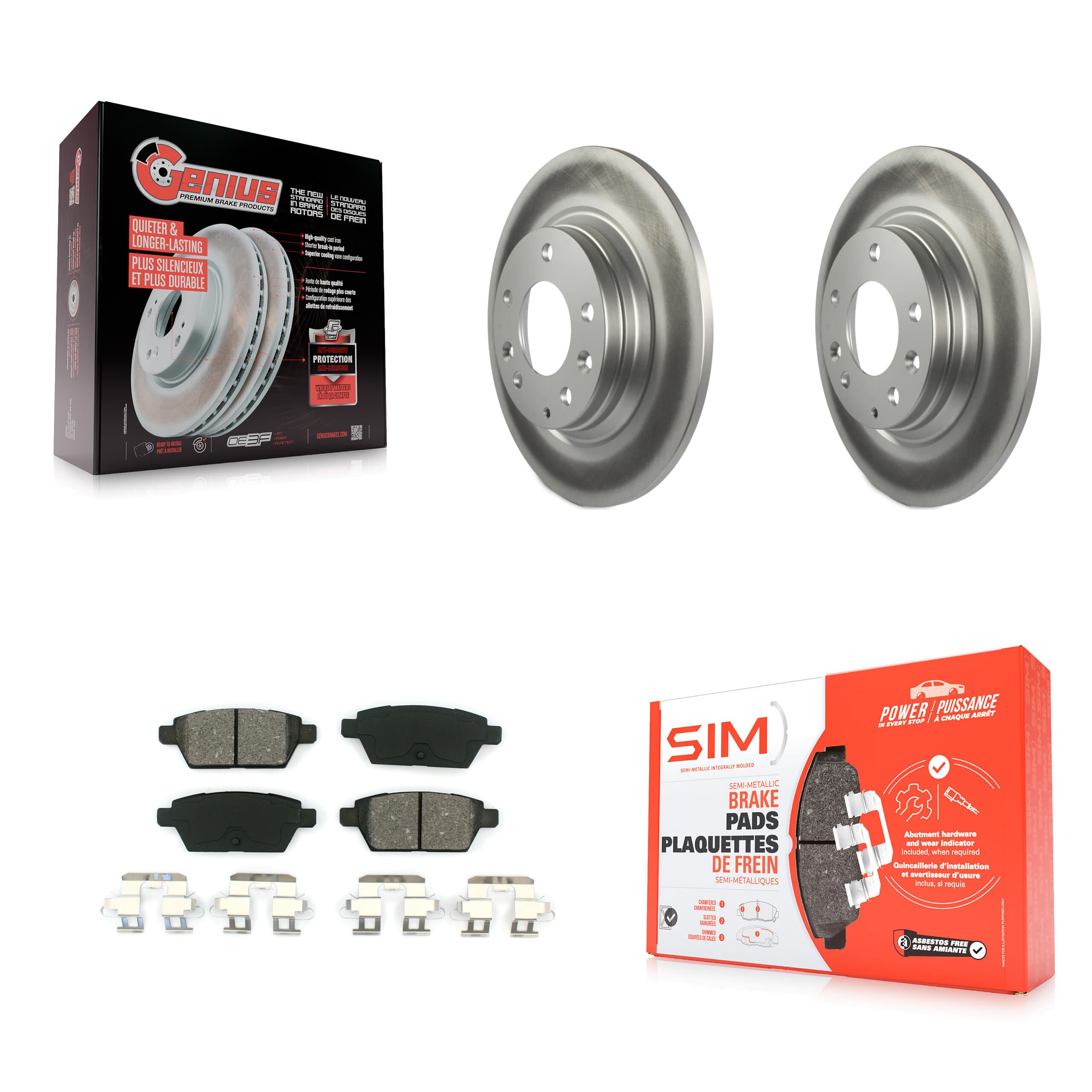 Transit Auto - KGS-101322 - Rear Disc Brake Kits image 1