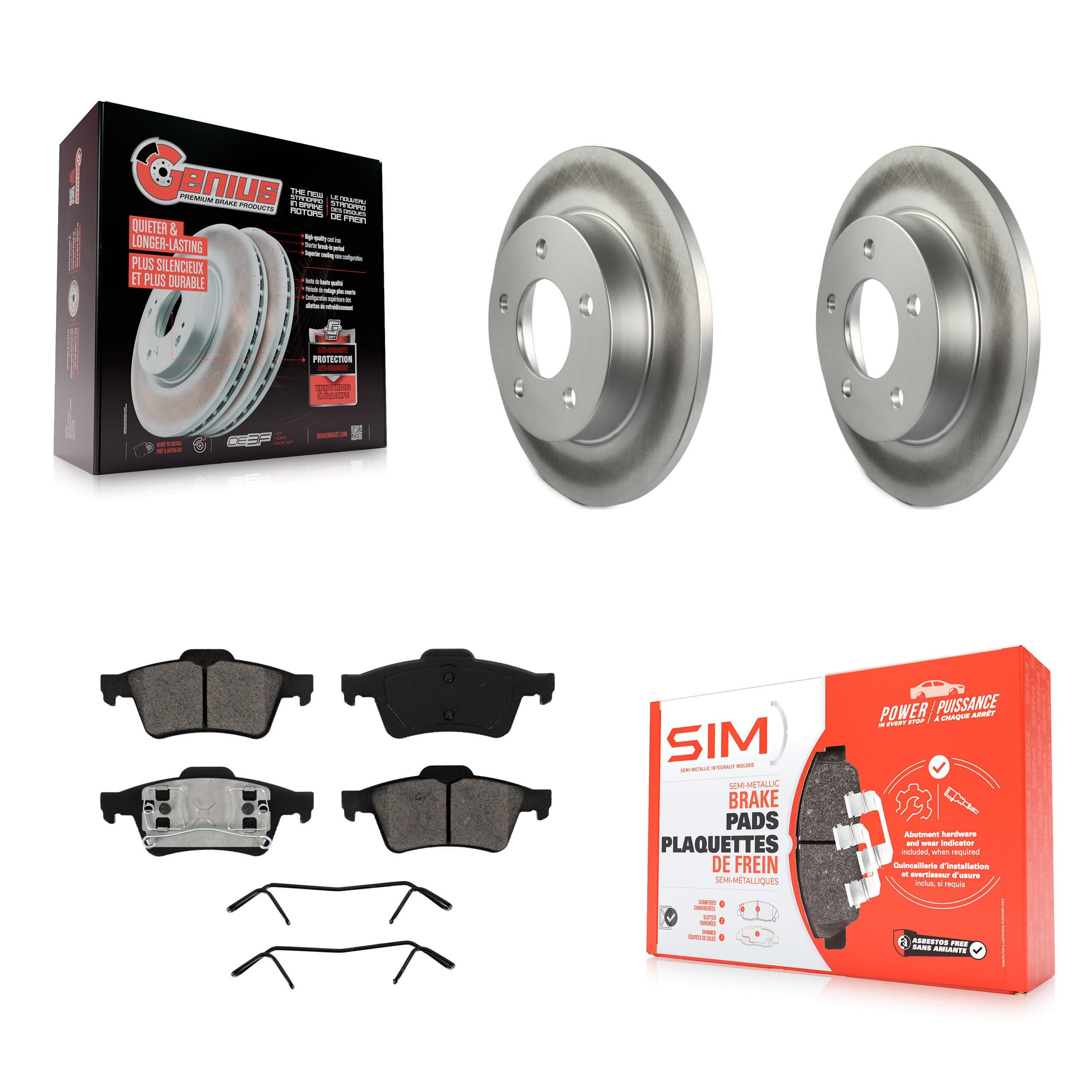 Transit Auto - KGS-101340 - Rear Disc Brake Kits image 1