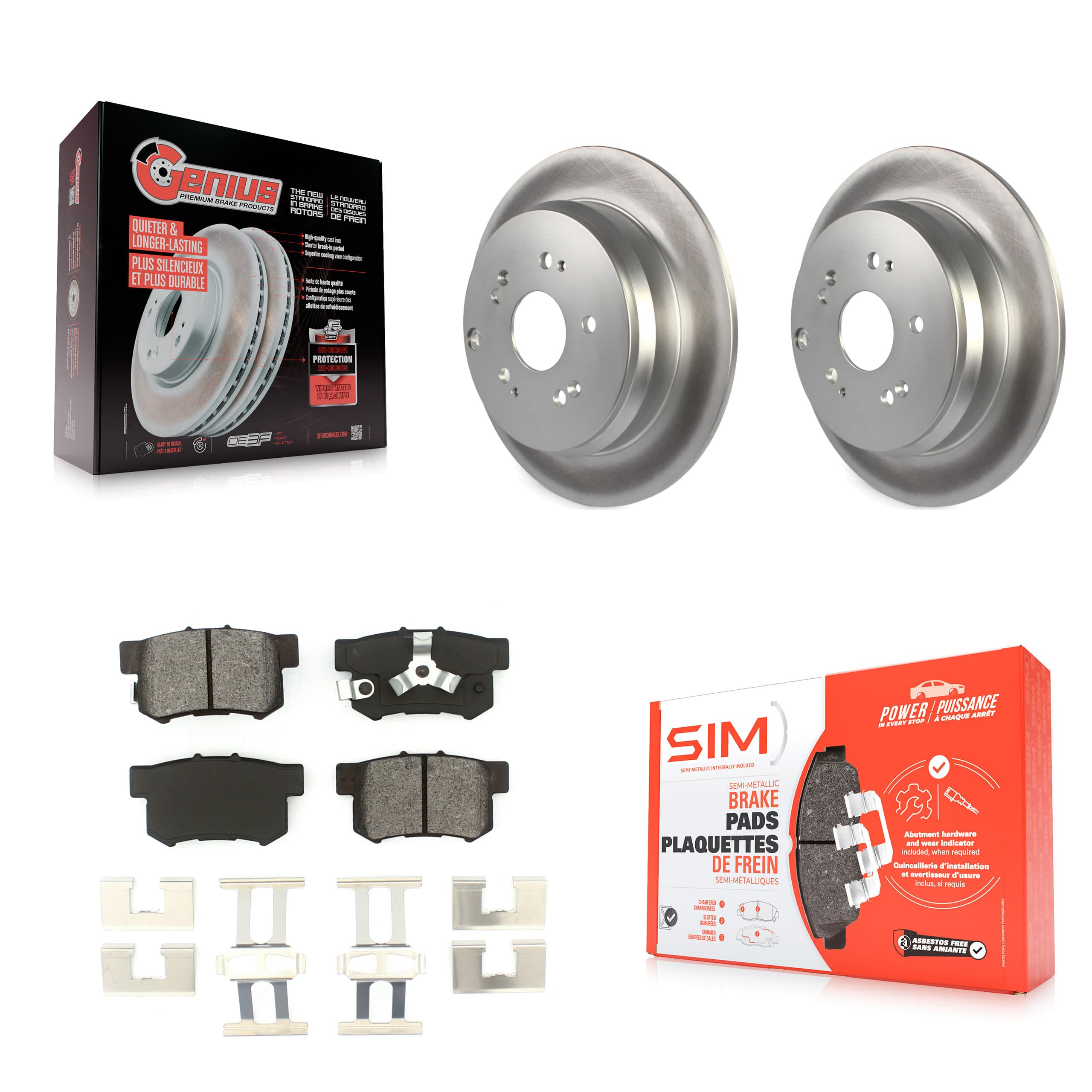 Transit Auto - KGS-101343 - Rear Disc Brake Kits image 1