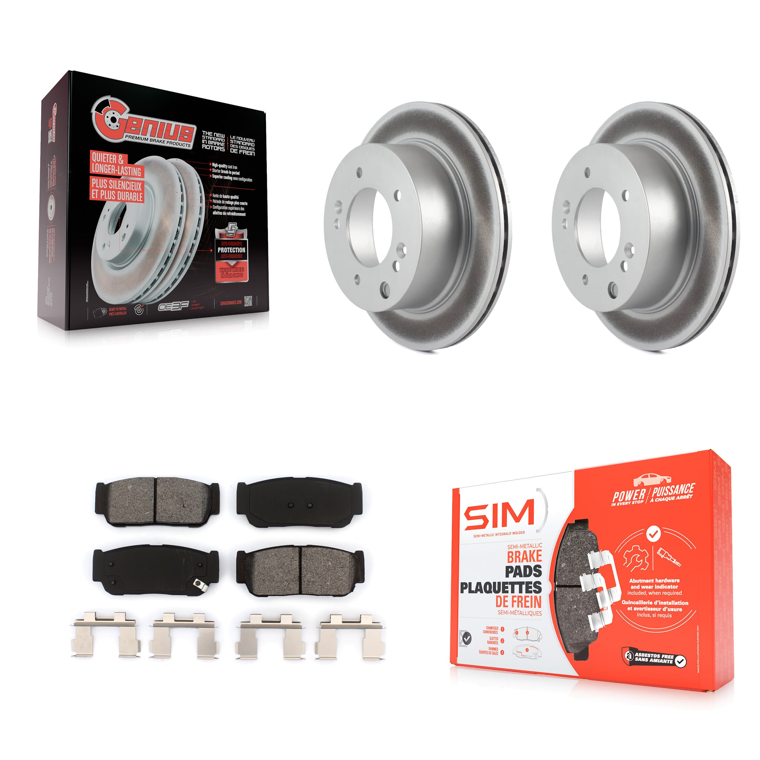 Transit Auto - KGS-101345 - Rear Disc Brake Kits image 1