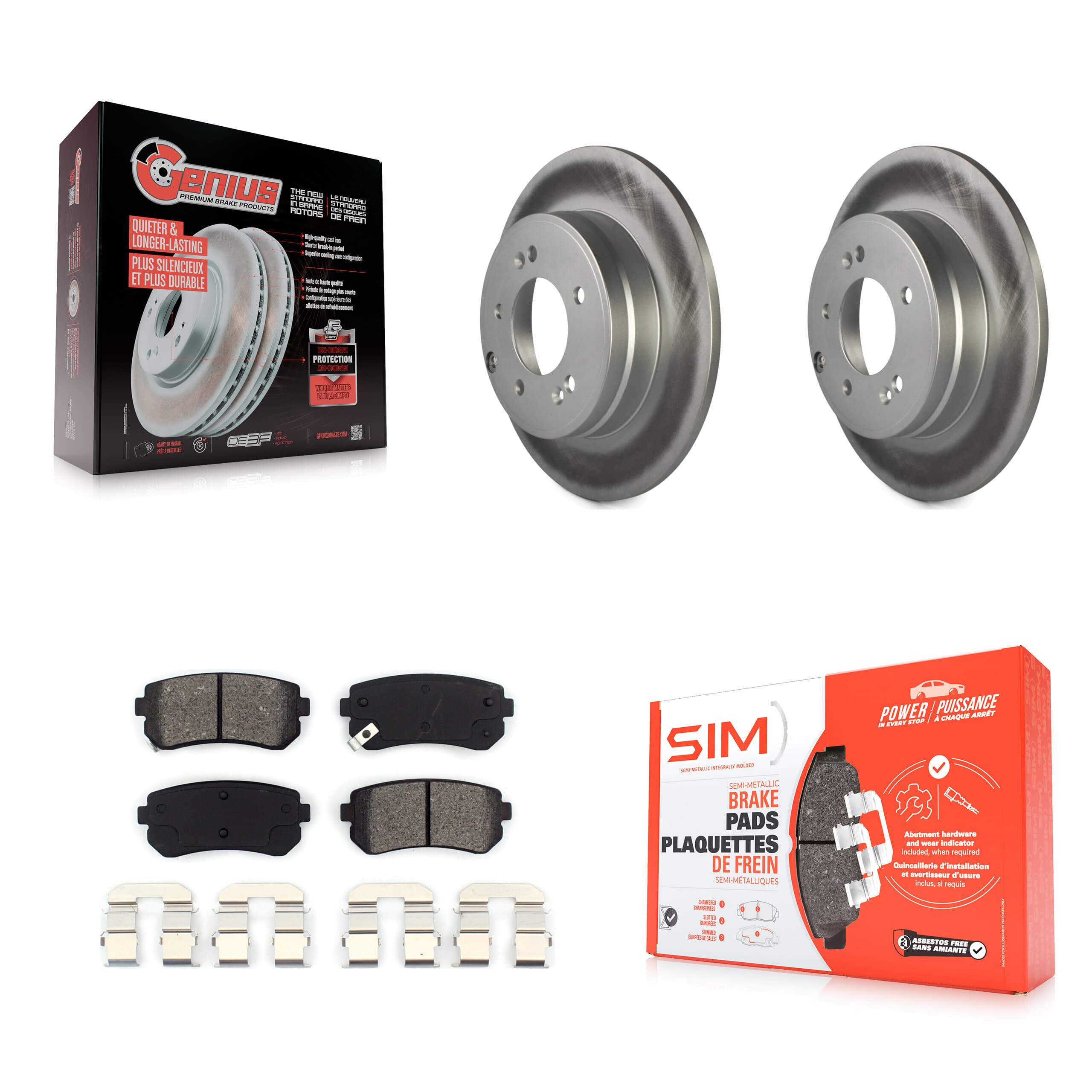 Transit Auto - KGS-101368 - Rear Disc Brake Kits image 1