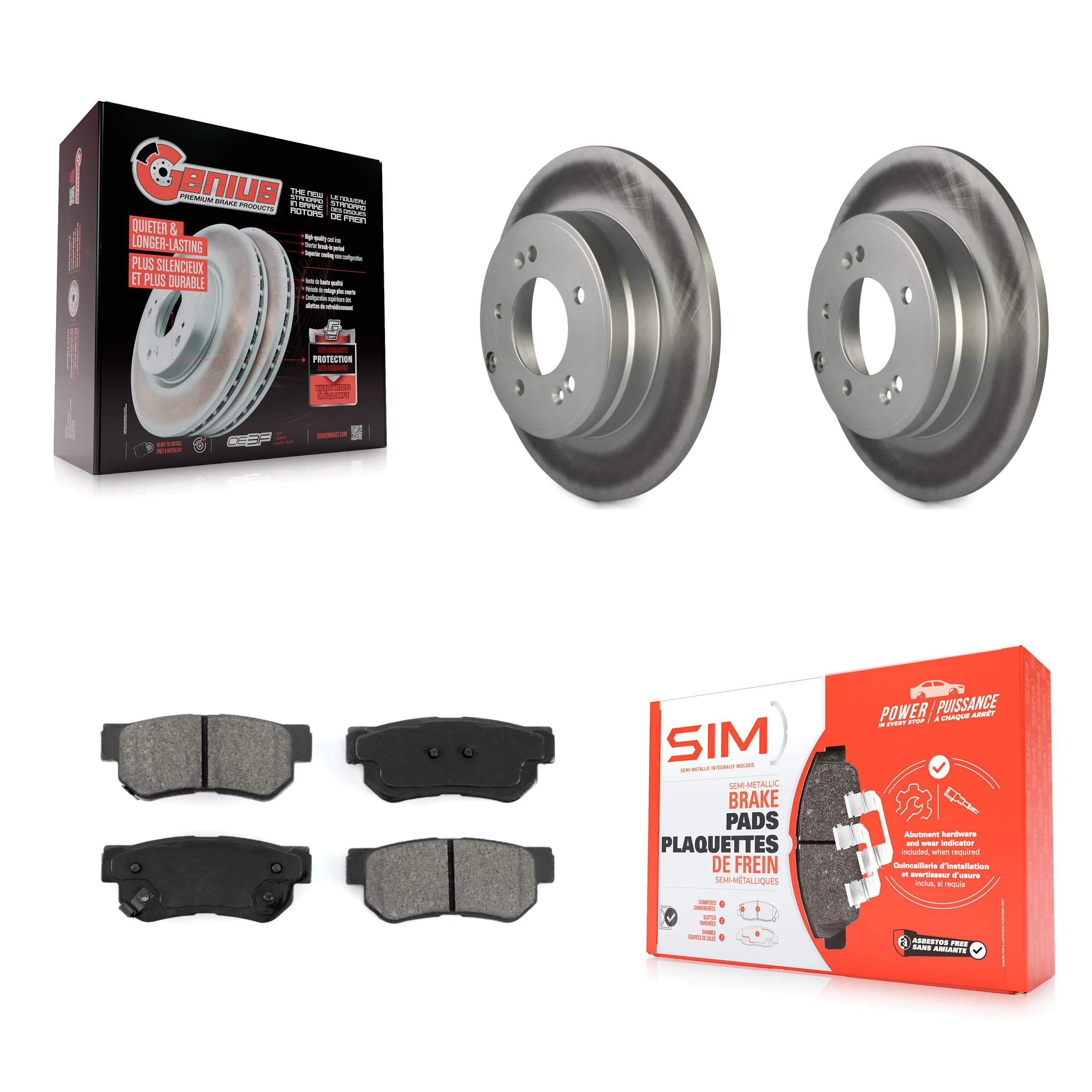 Transit Auto - KGS-101370 - Rear Disc Brake Kits image 1
