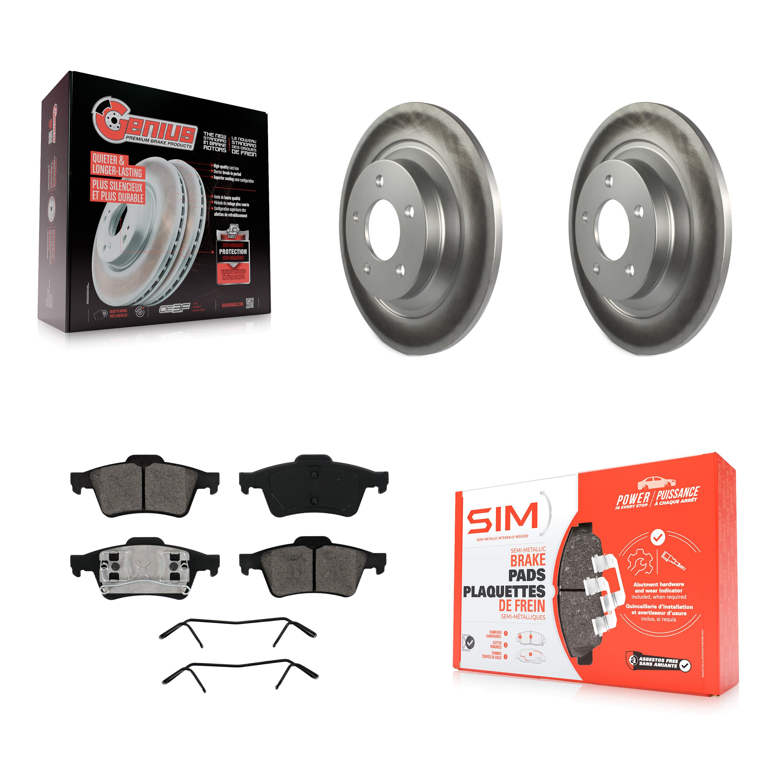 Transit Auto - KGS-101382 - Rear Disc Brake Kits image 1