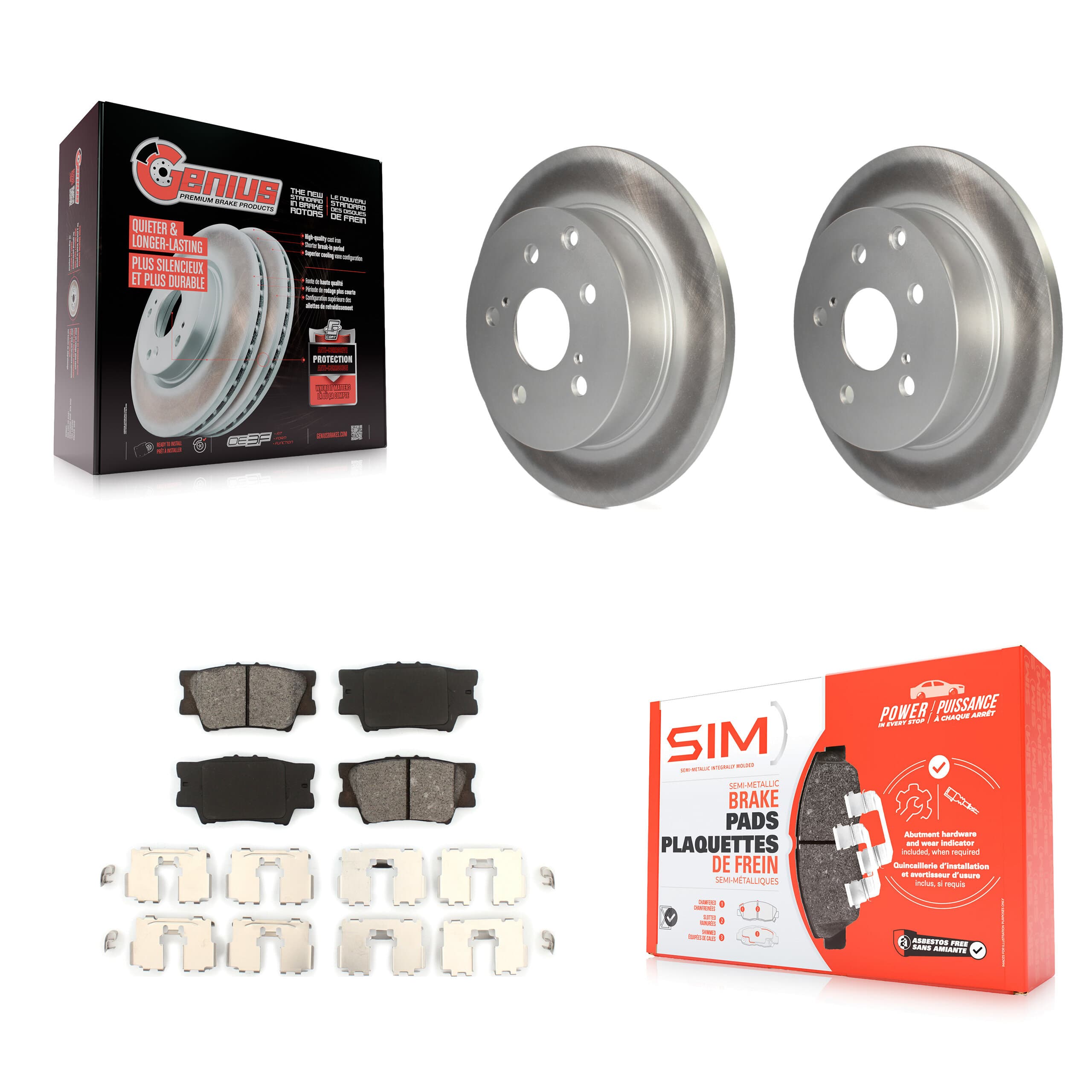Transit Auto - KGS-101385 - Rear Disc Brake Kits image 1
