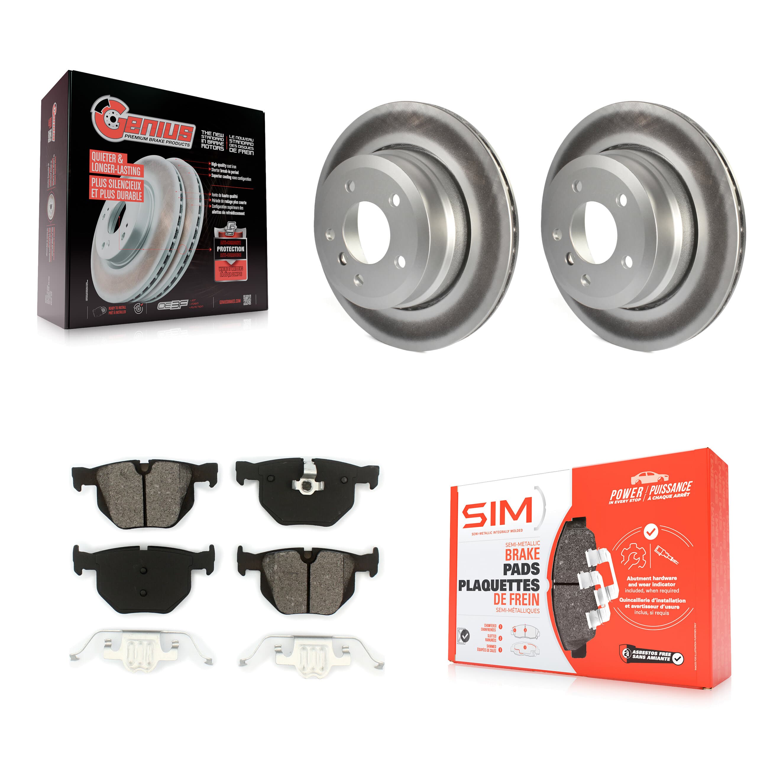 Transit Auto - KGS-101394 - Rear Disc Brake Kits image 1