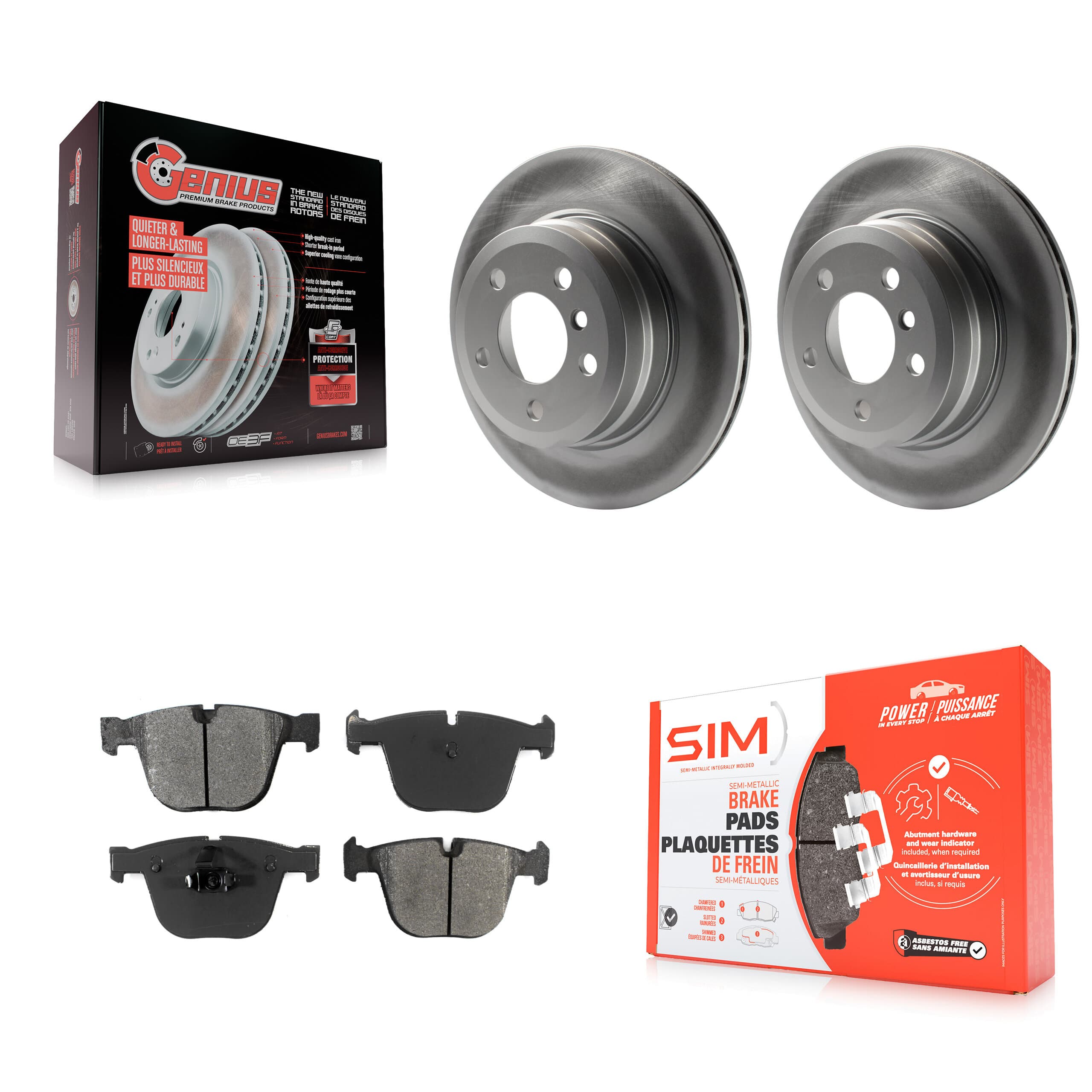 Transit Auto - KGS-101407 - Rear Disc Brake Kits image 1