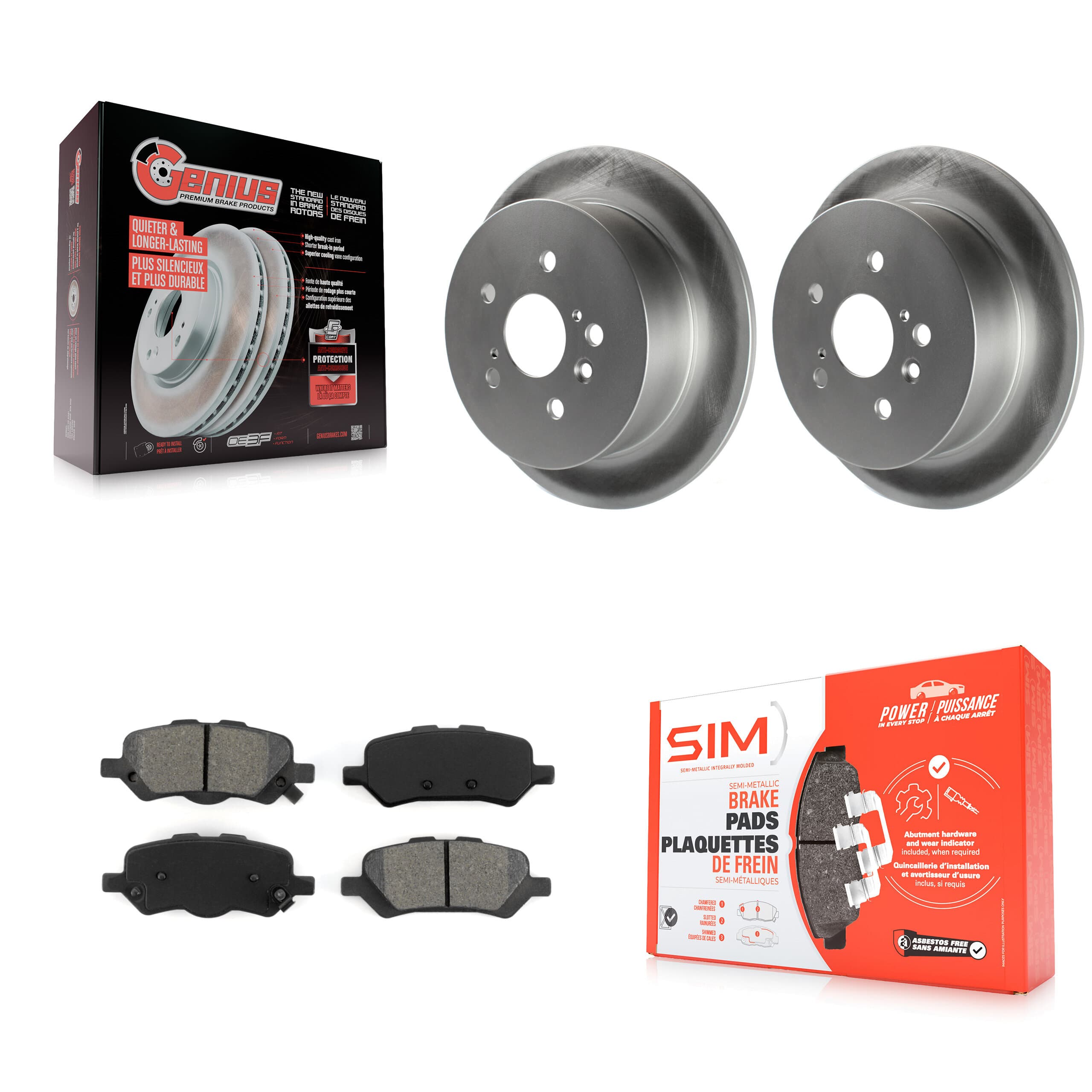 Transit Auto - KGS-101434 - Rear Disc Brake Kits image 1