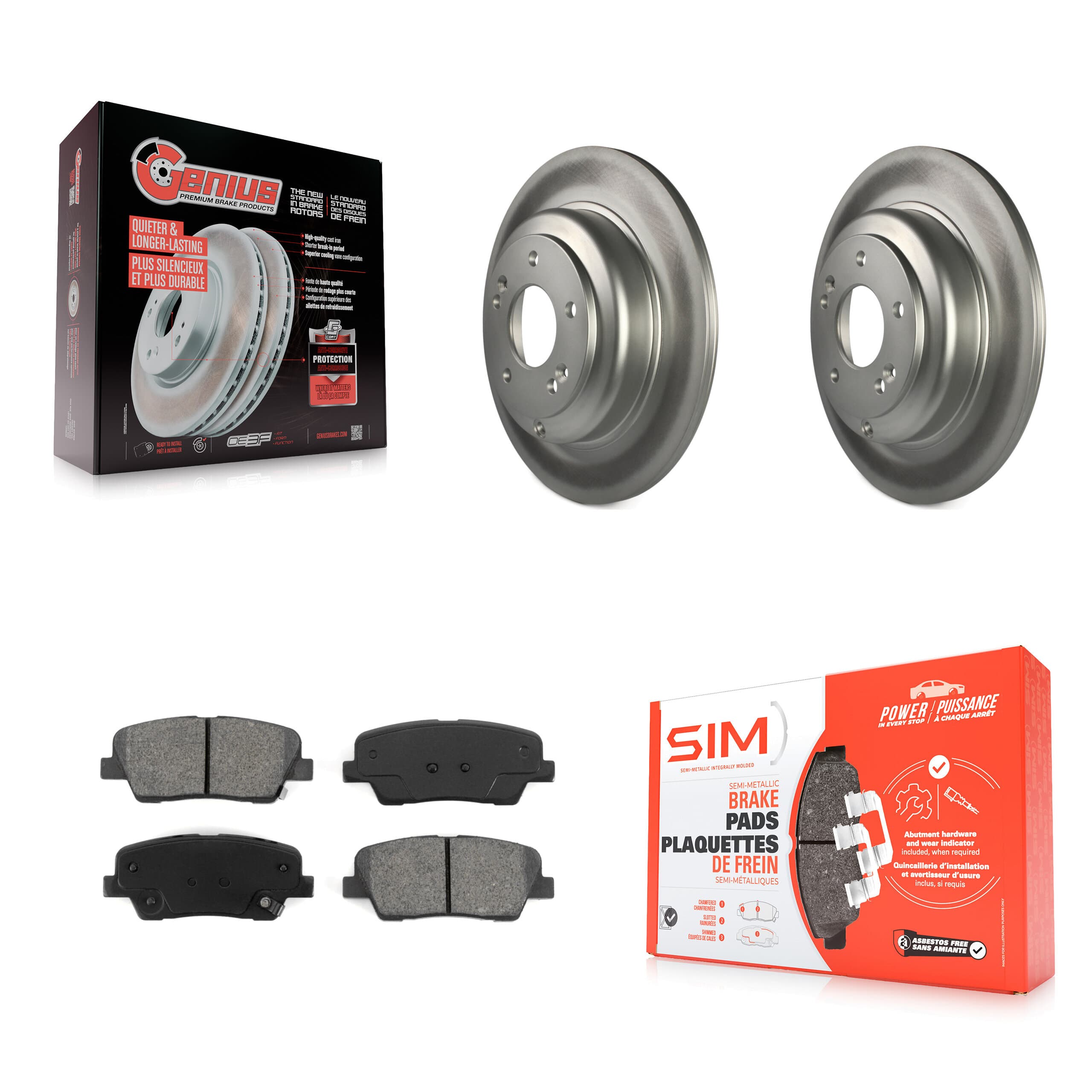 Transit Auto - KGS-101442 - Rear Disc Brake Kits image 1