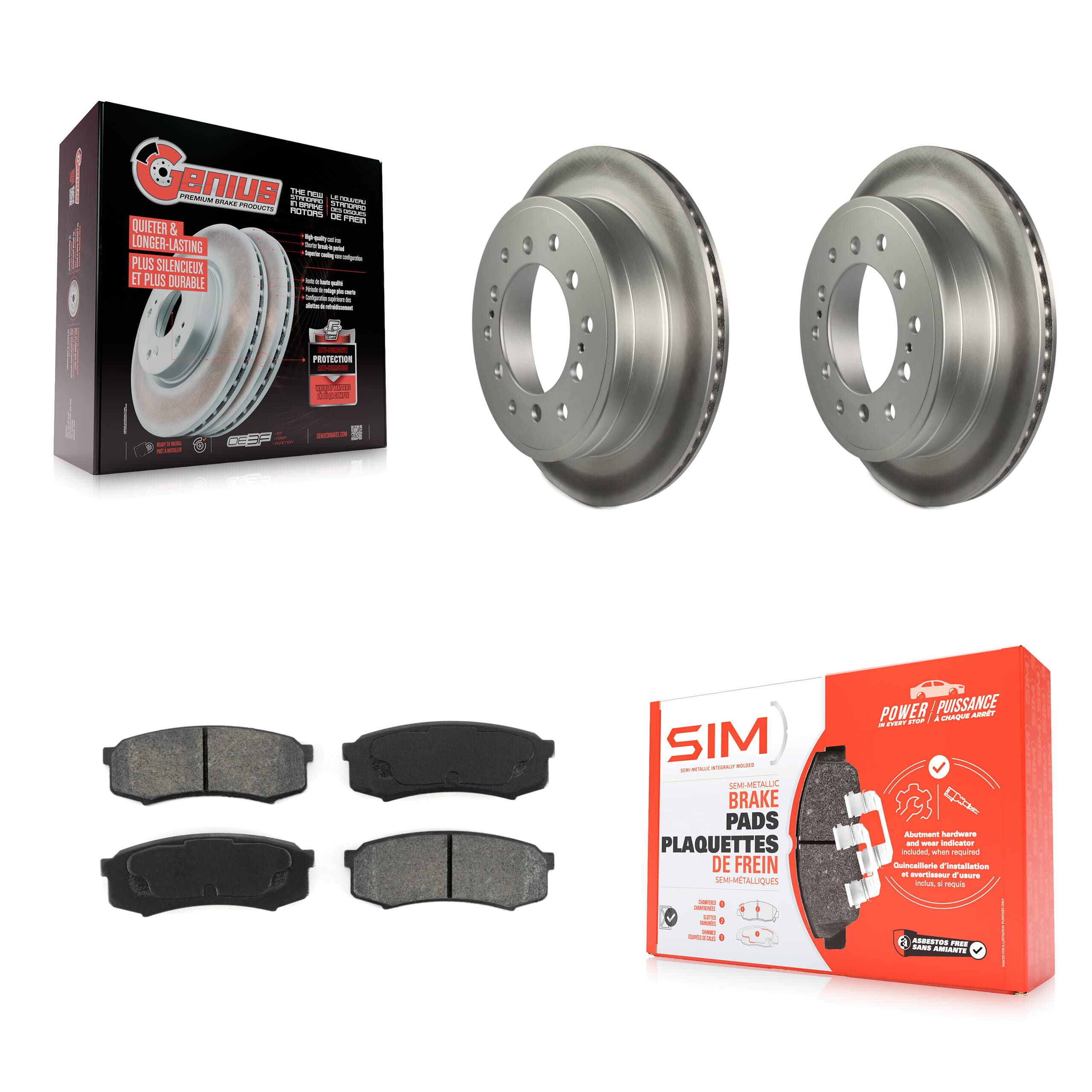 Transit Auto - KGS-101444 - Rear Disc Brake Kits image 1