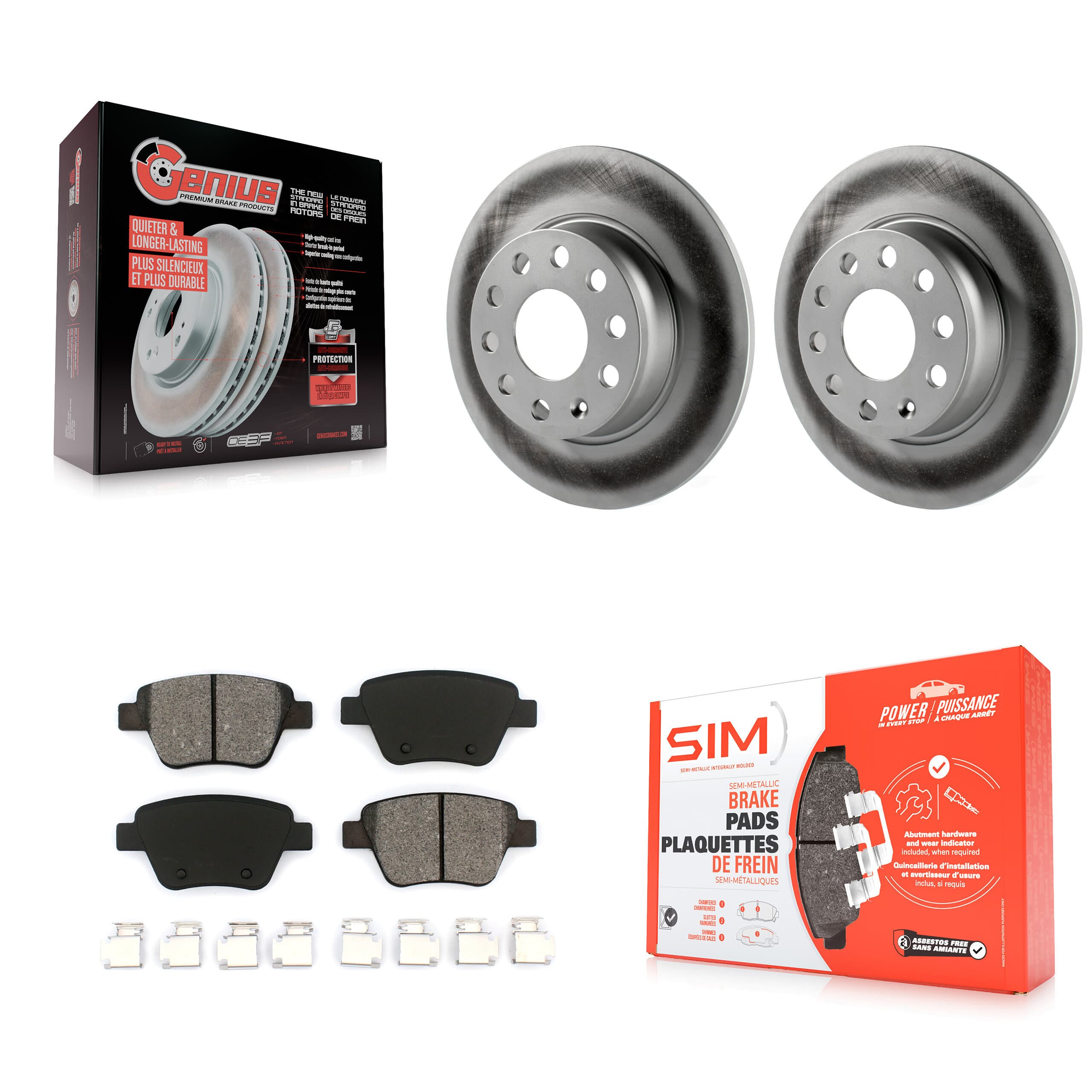 Transit Auto - KGS-101450 - Rear Disc Brake Kits image 1