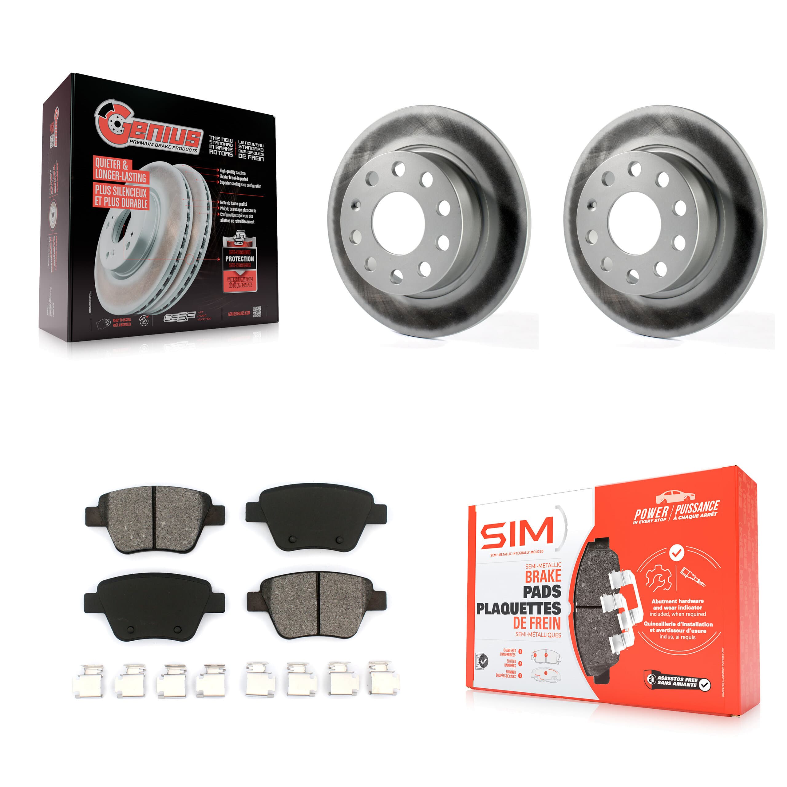 Transit Auto - KGS-101455 - Rear Disc Brake Kits image 1