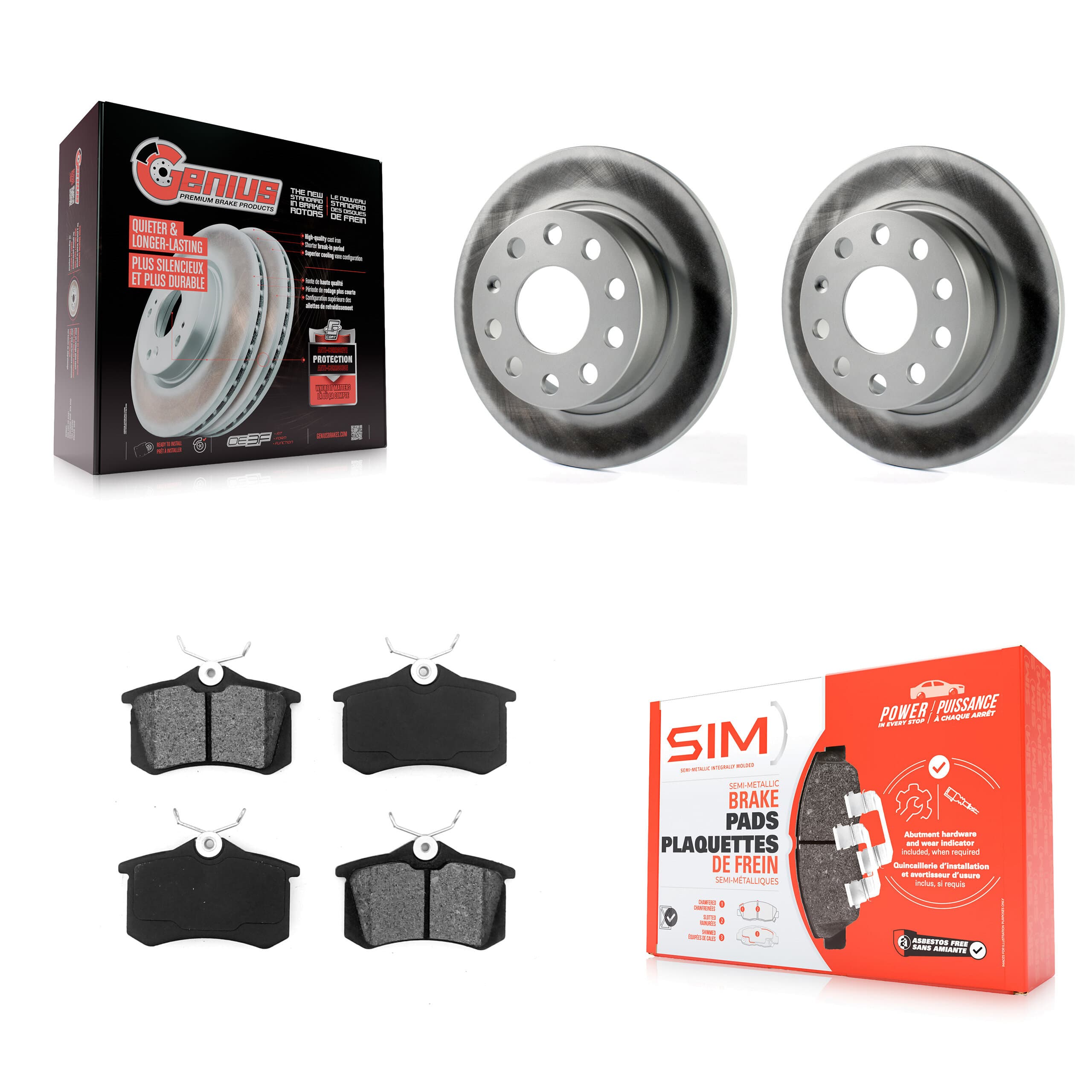 Transit Auto - KGS-101457 - Rear Disc Brake Kits image 1