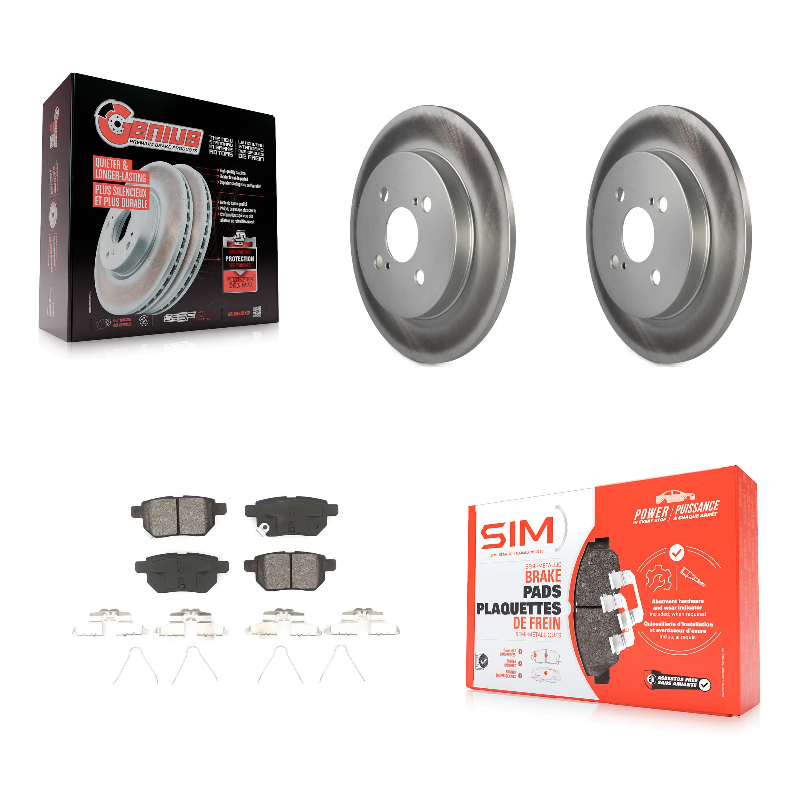 Transit Auto - KGS-101472 - Rear Disc Brake Kits image 1