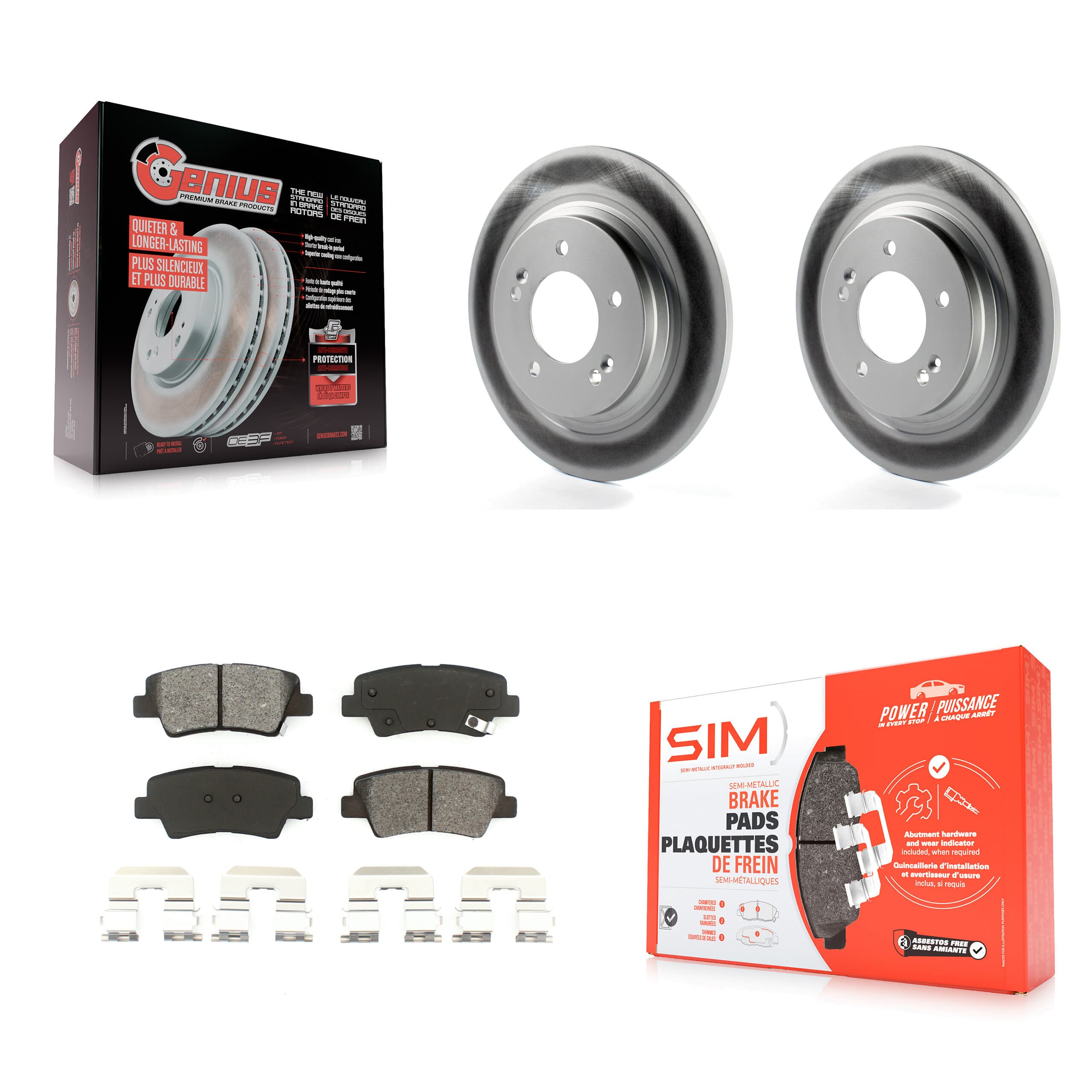 Transit Auto - KGS-101475 - Rear Disc Brake Kits image 1