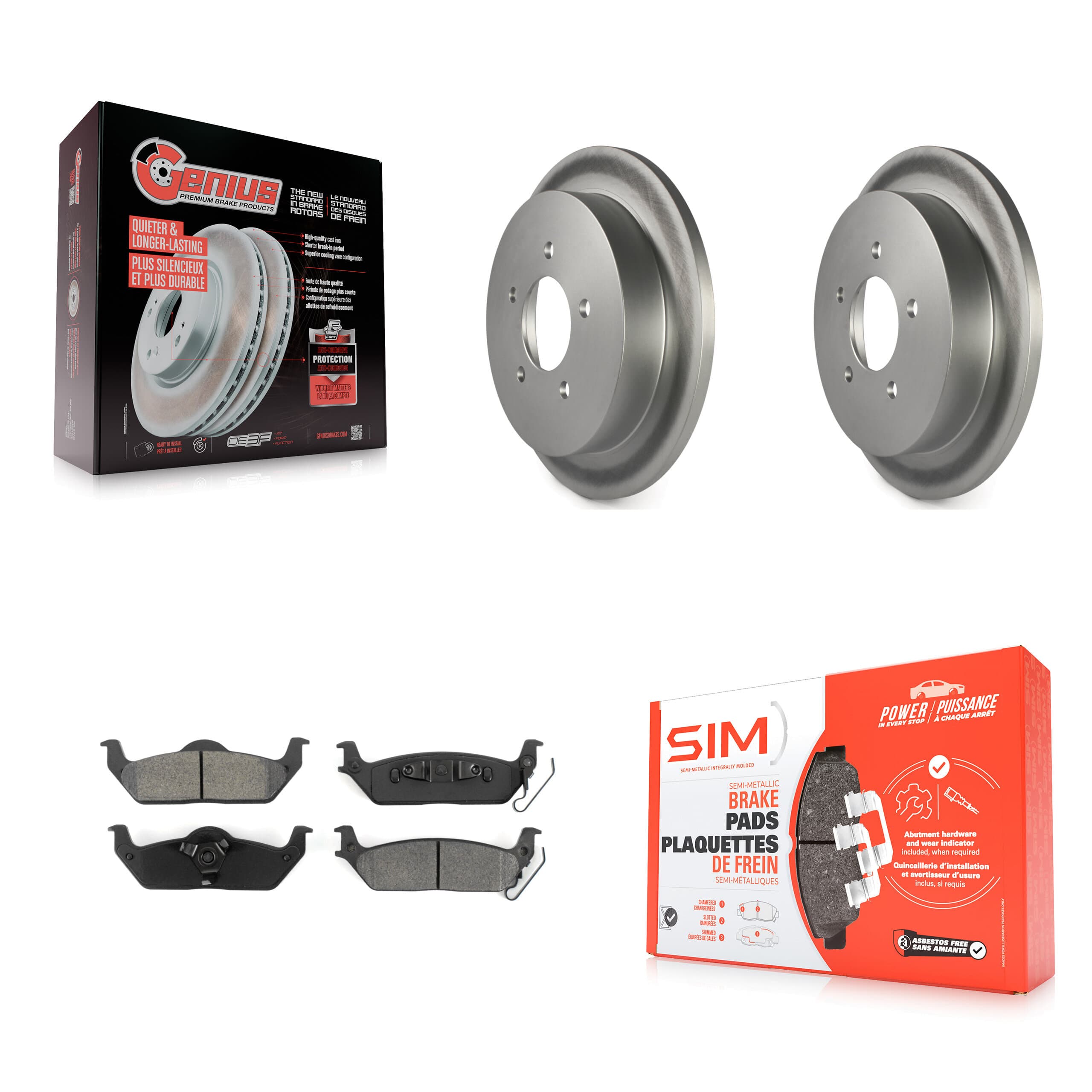 Transit Auto - KGS-101576 - Rear Disc Brake Kits image 1