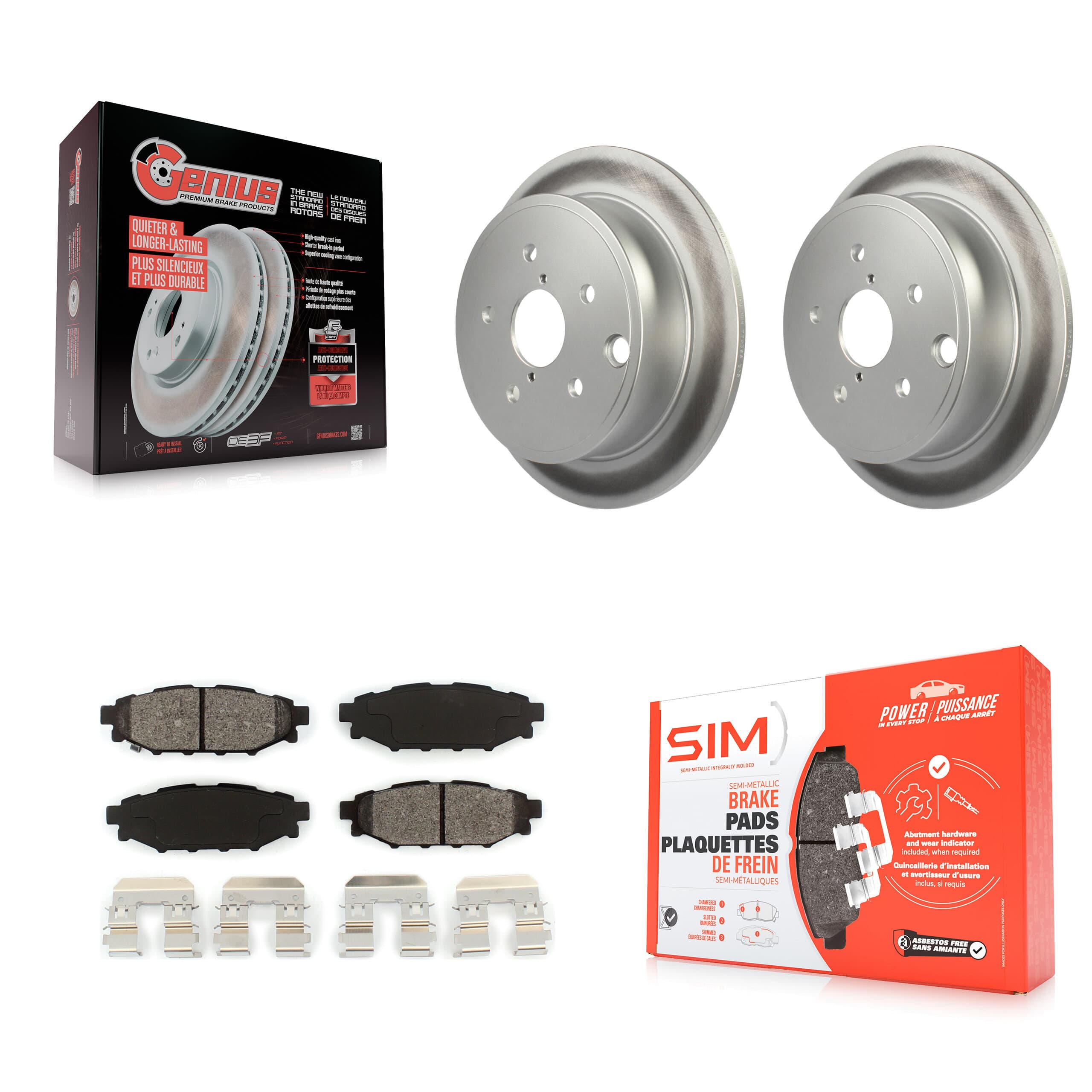 Transit Auto - KGS-101578 - Rear Disc Brake Kits image 1