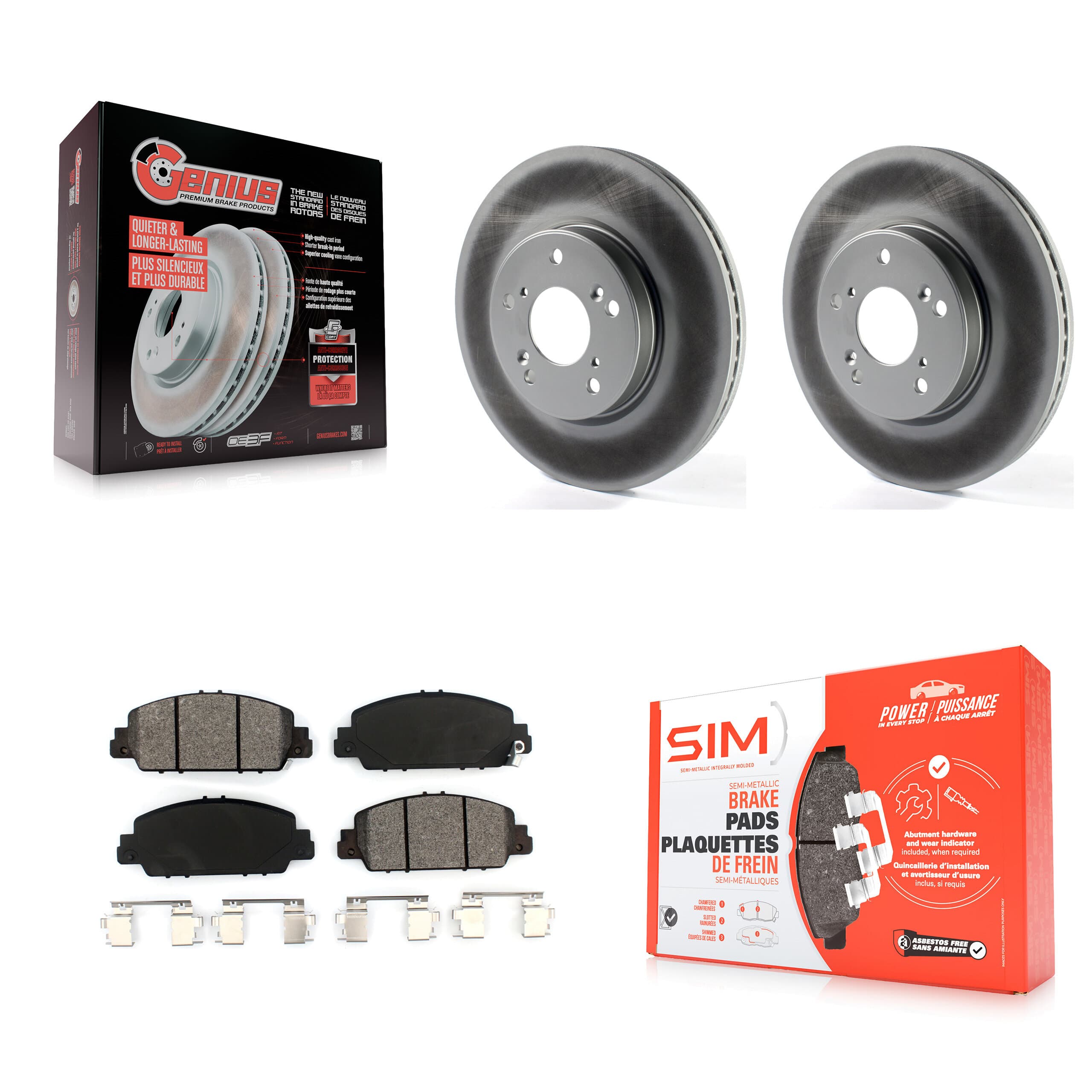 Transit Auto - KGS-101590 - Front Disc Brake Kits image 1