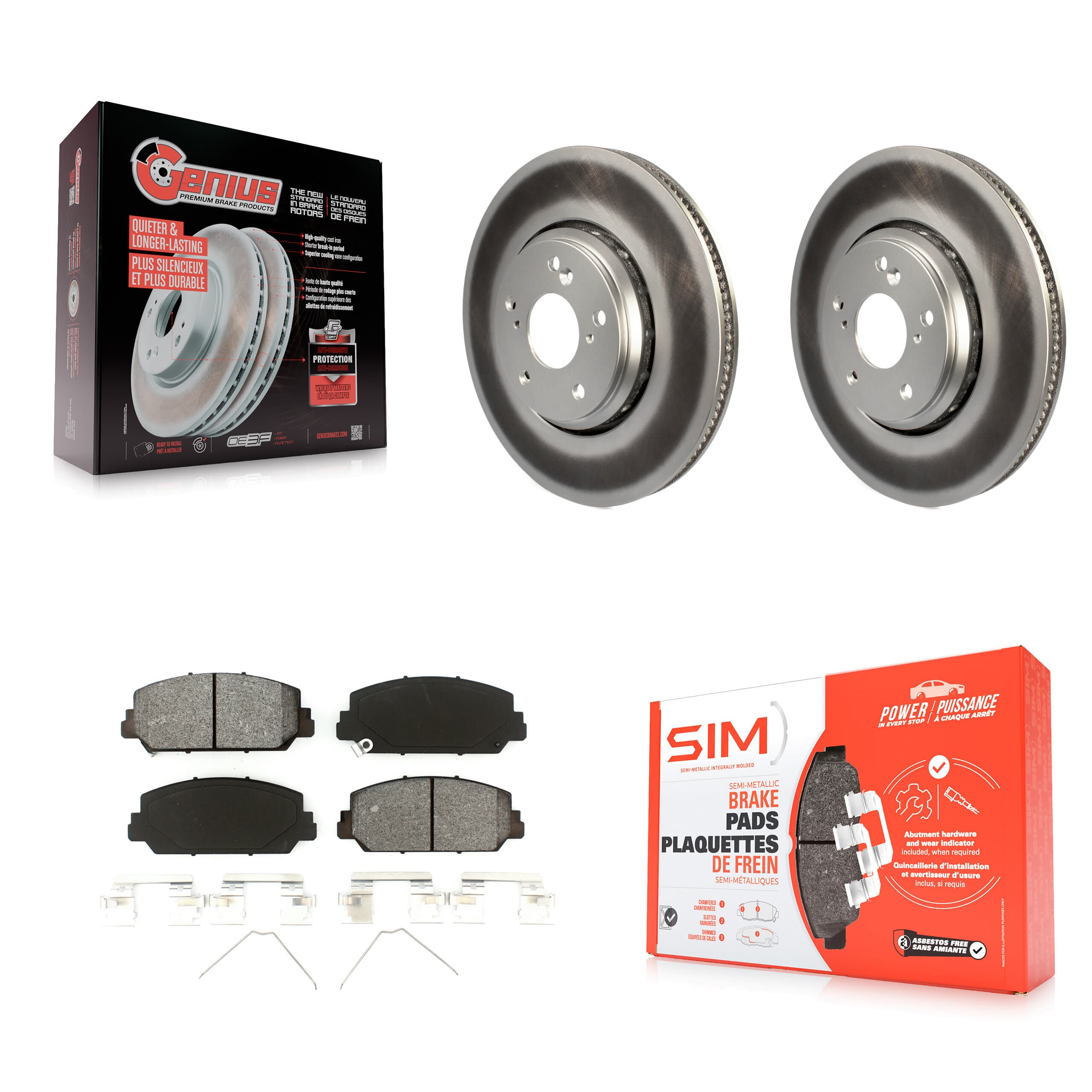 Transit Auto - KGS-101592 - Front Disc Brake Kits image 1