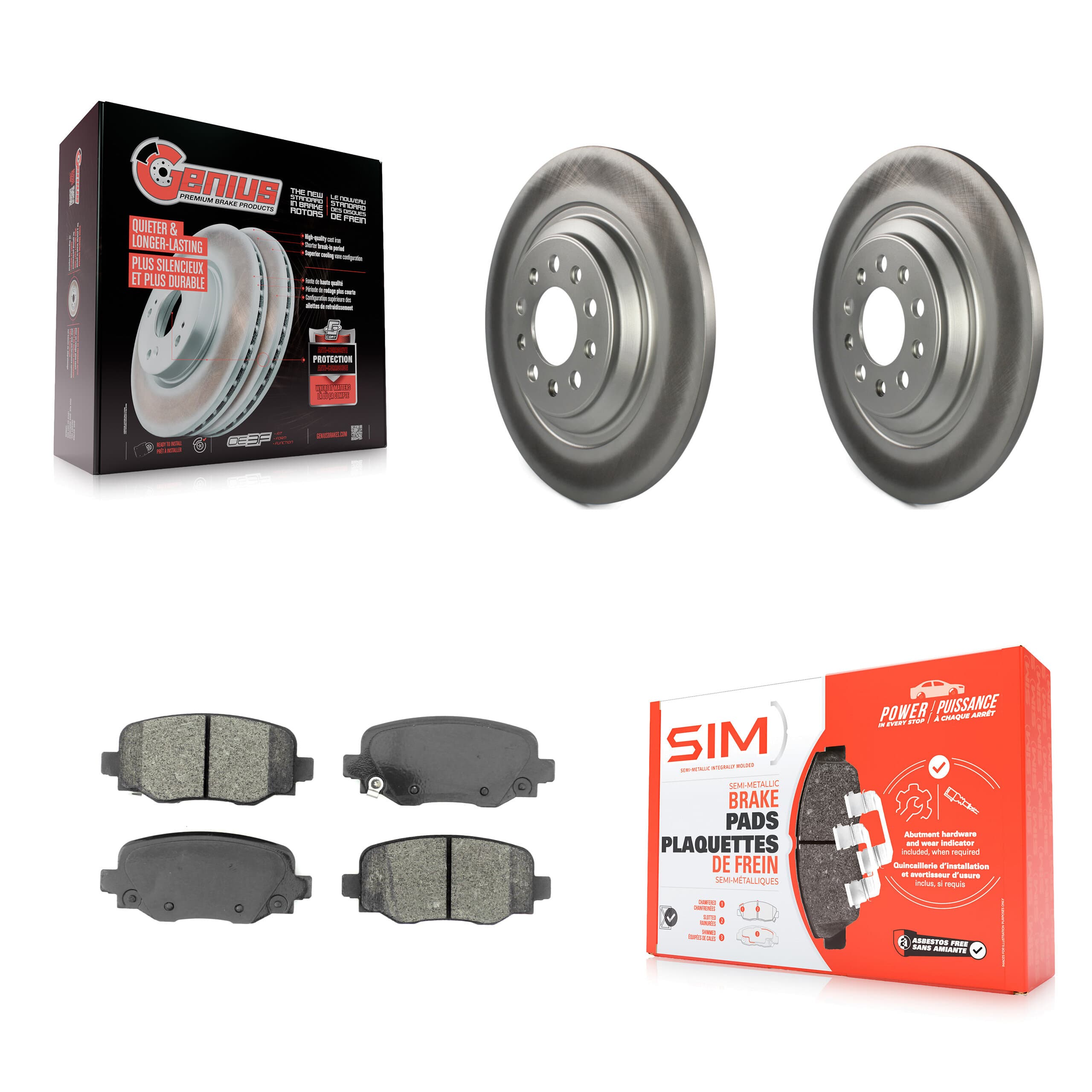 Transit Auto - KGS-101682 - Rear Disc Brake Kits image 1