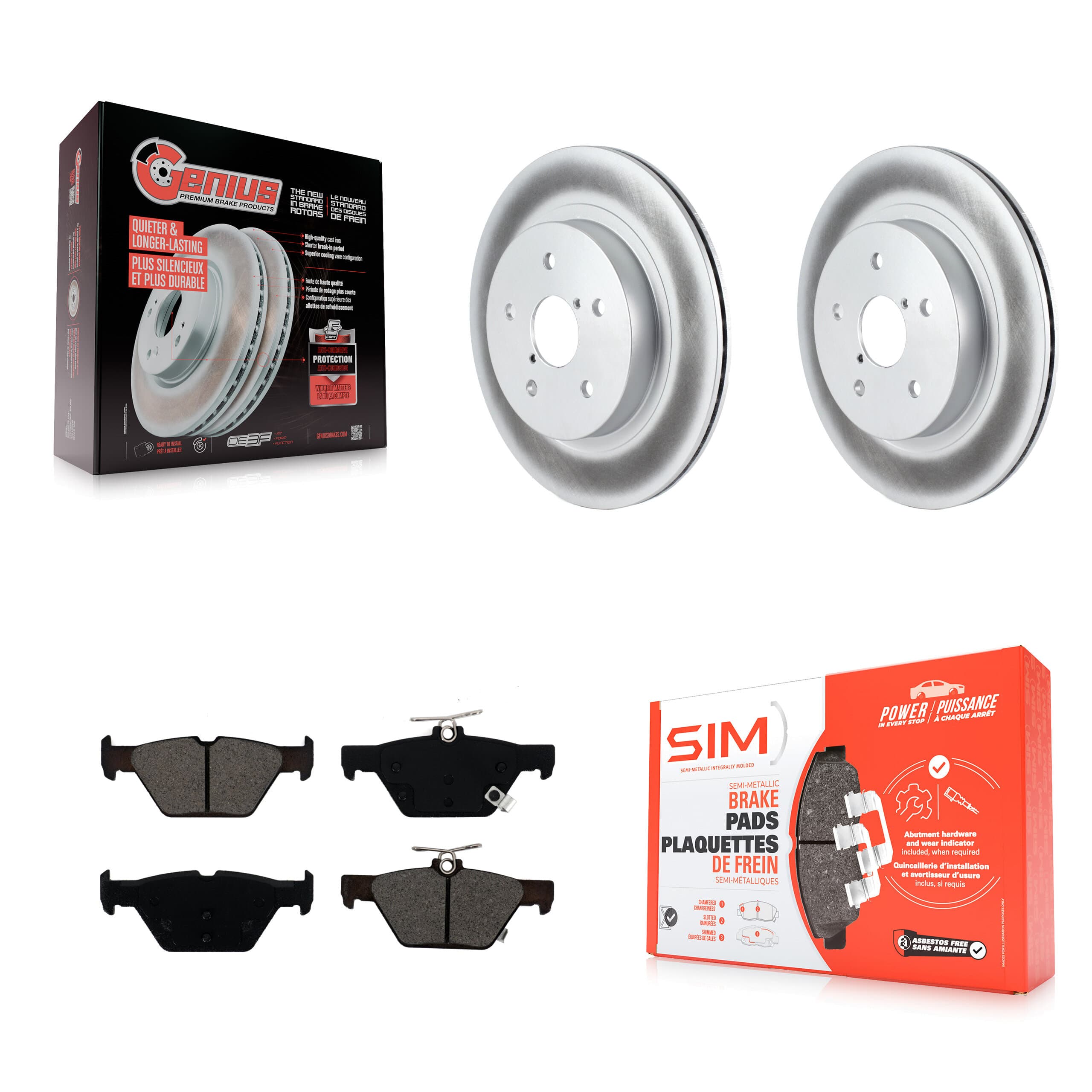 Transit Auto - KGS-101696 - Rear Disc Brake Kits image 1