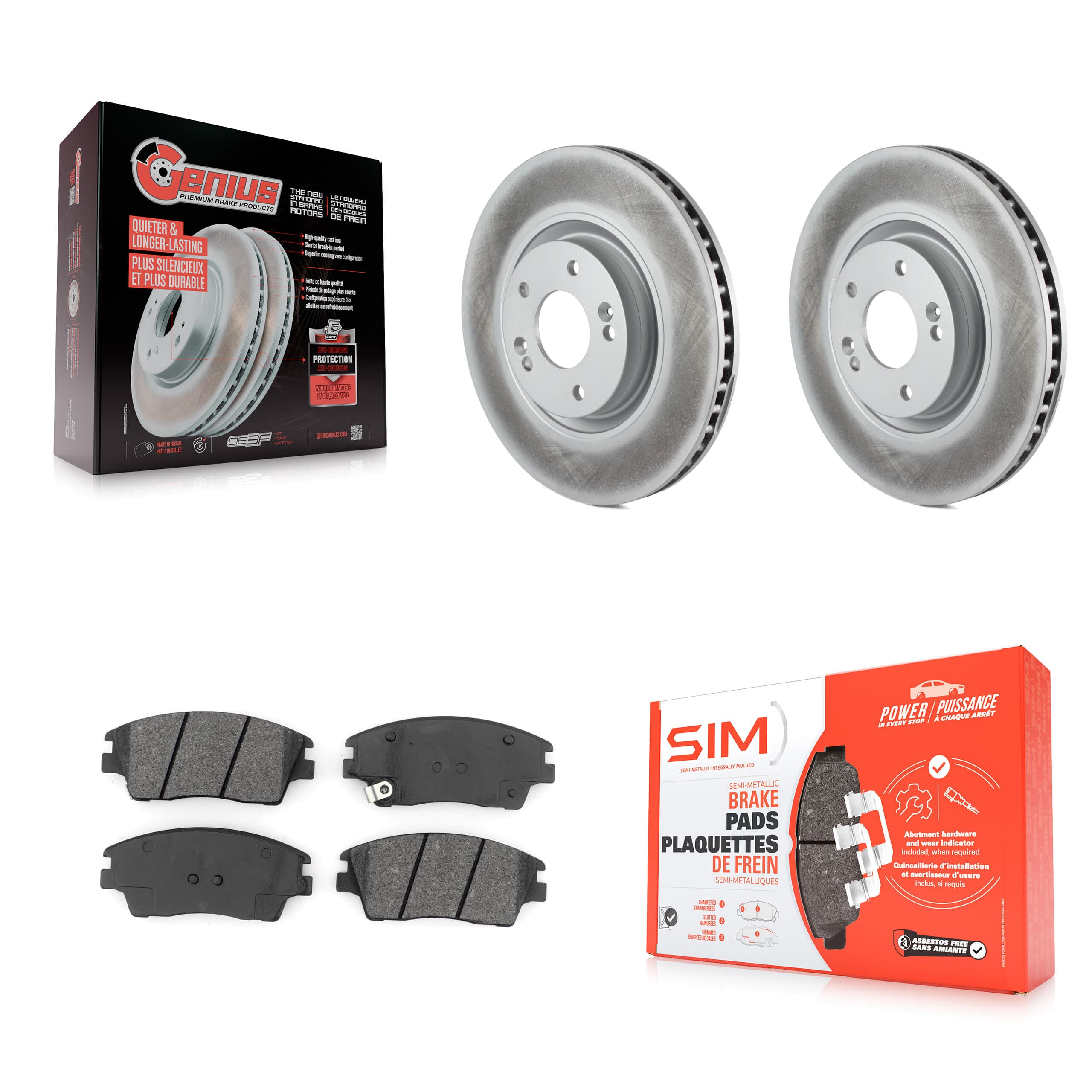 Transit Auto - KGS-101768 - Front Disc Brake Kits image 1