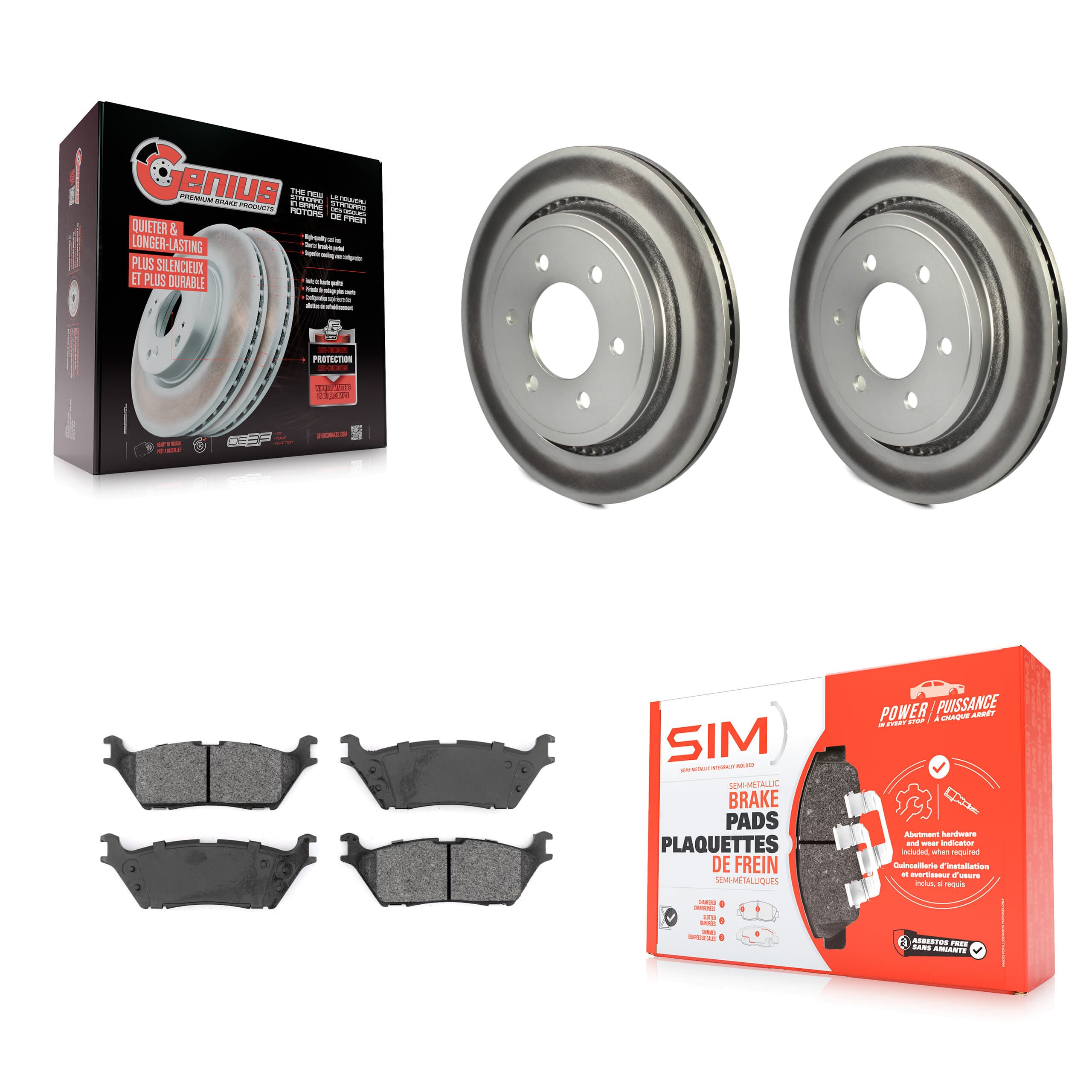 Transit Auto - KGS-101779 - Rear Disc Brake Kits image 1