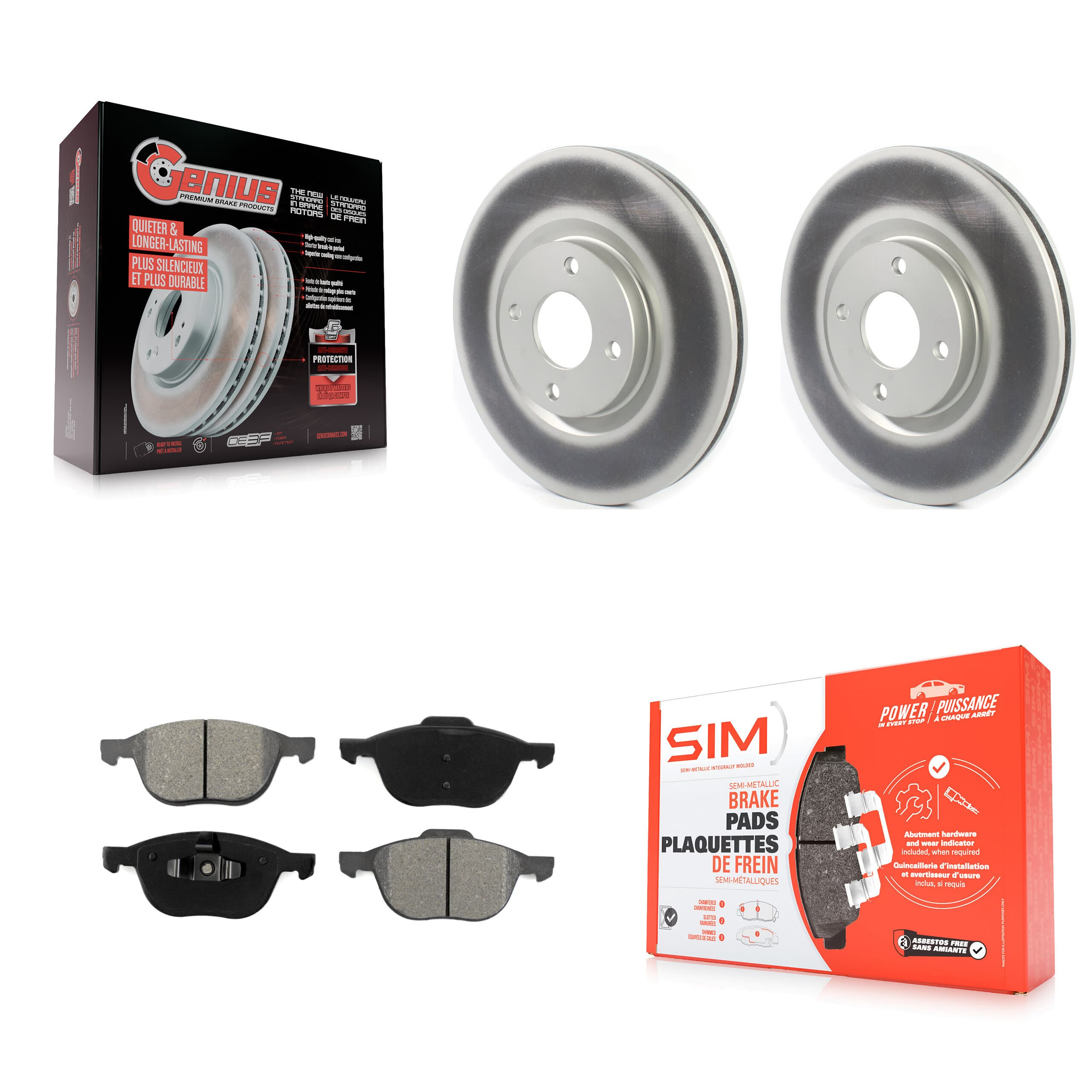 Transit Auto - KGS-101787 - Front Disc Brake Kits image 1