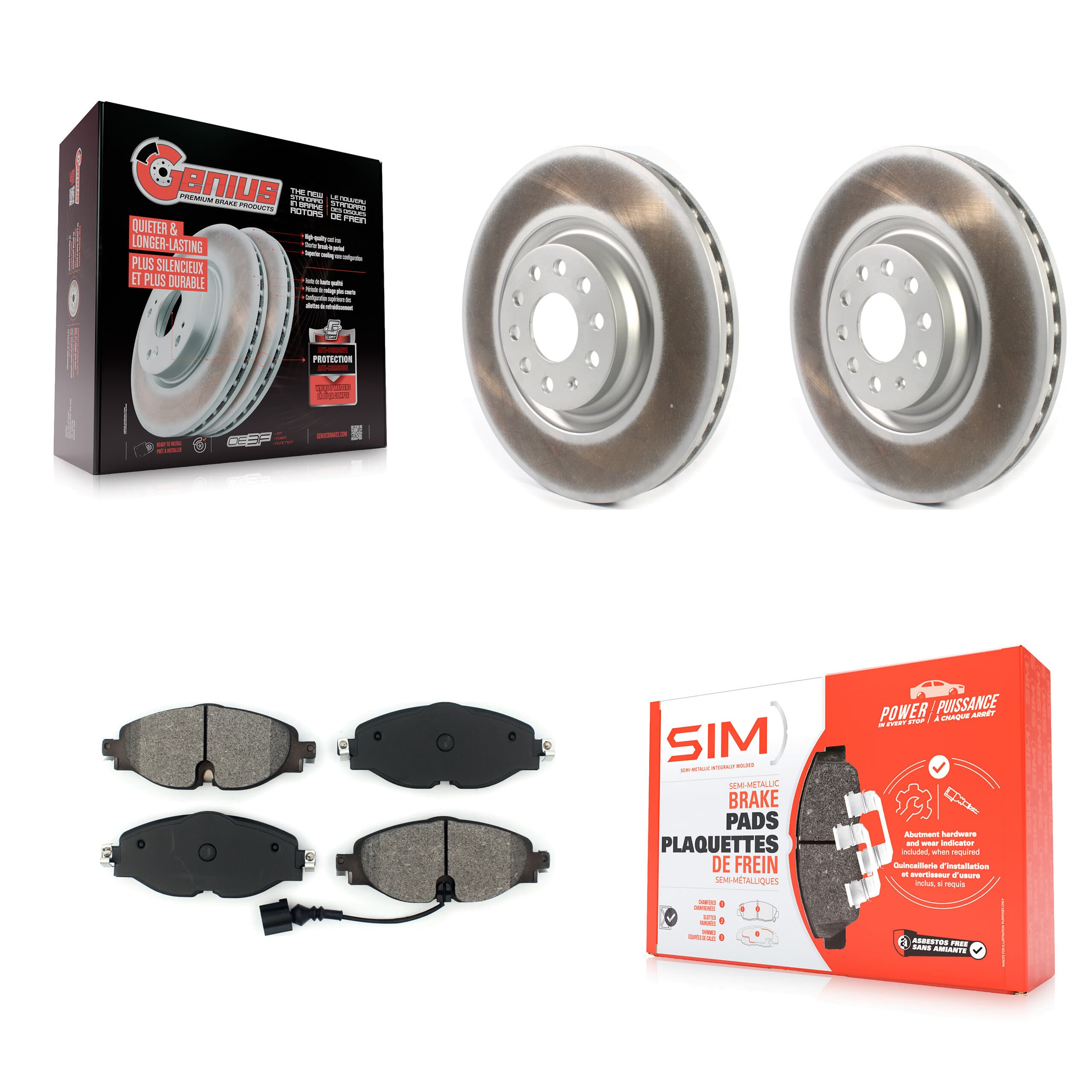 Transit Auto - KGS-101800 - Front Disc Brake Kits image 1