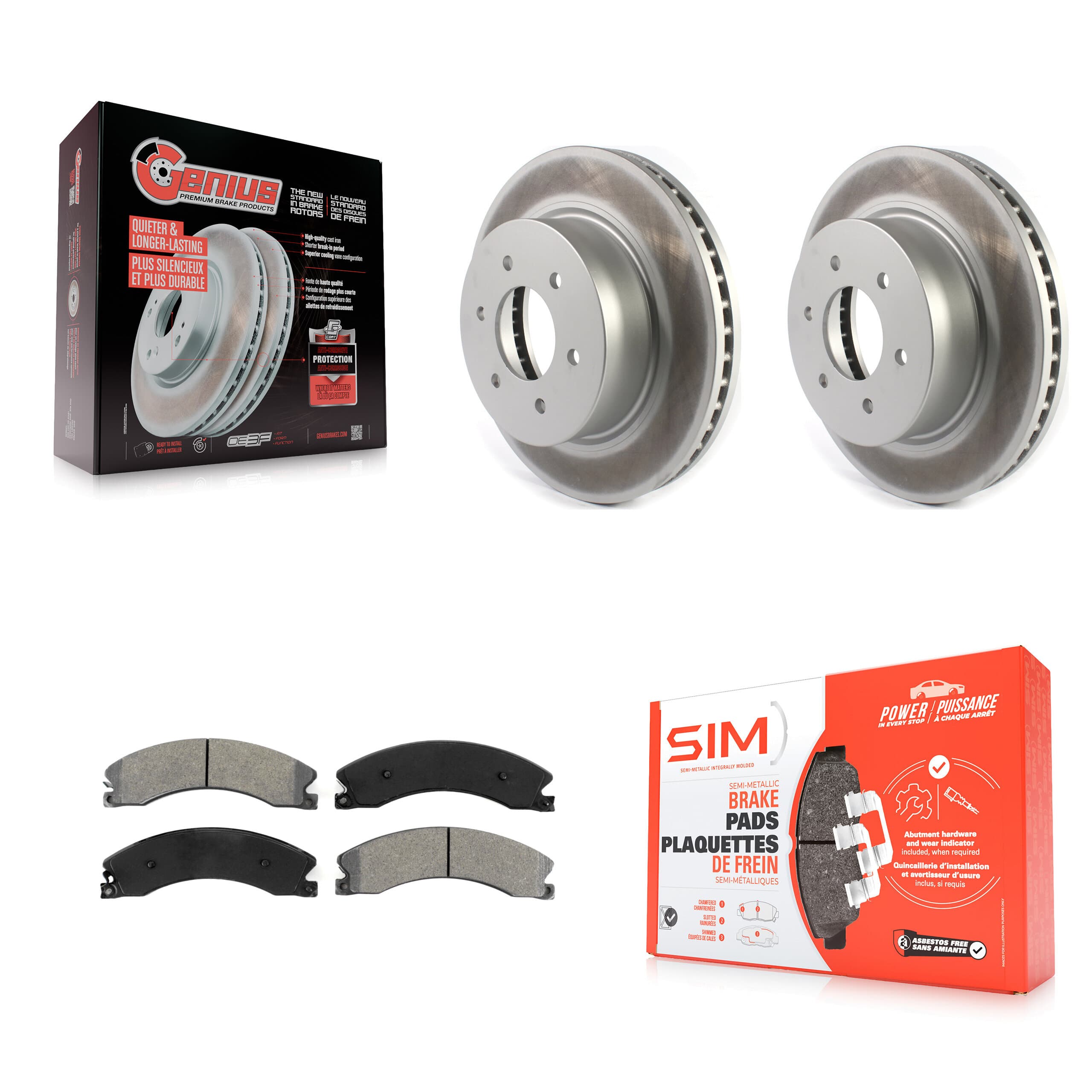 Transit Auto - KGS-101801 - Front Disc Brake Kits image 1